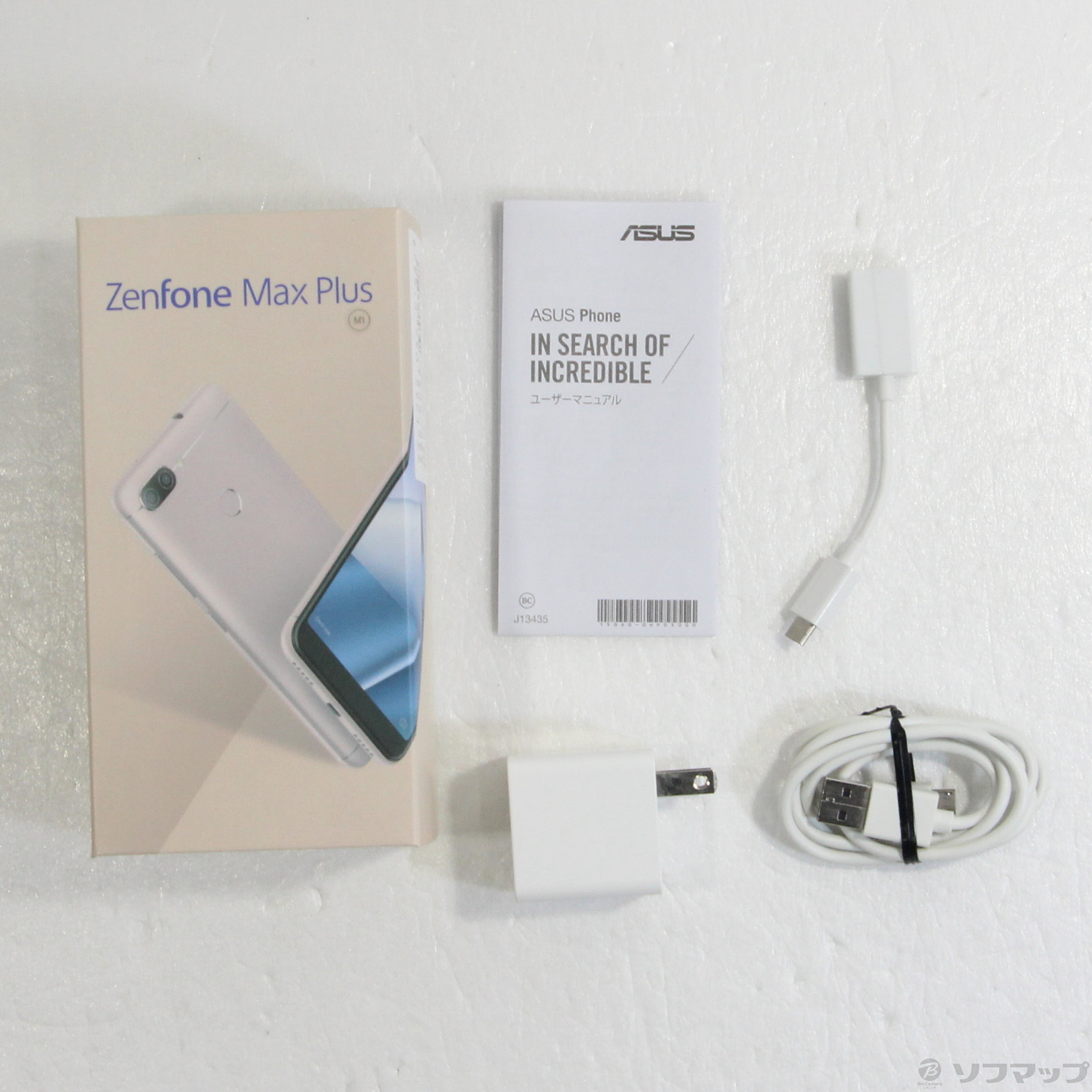 中古】ZenFone Max Plus 32GB サンライトゴールド ZB570TL-GD32S4 SIM ...