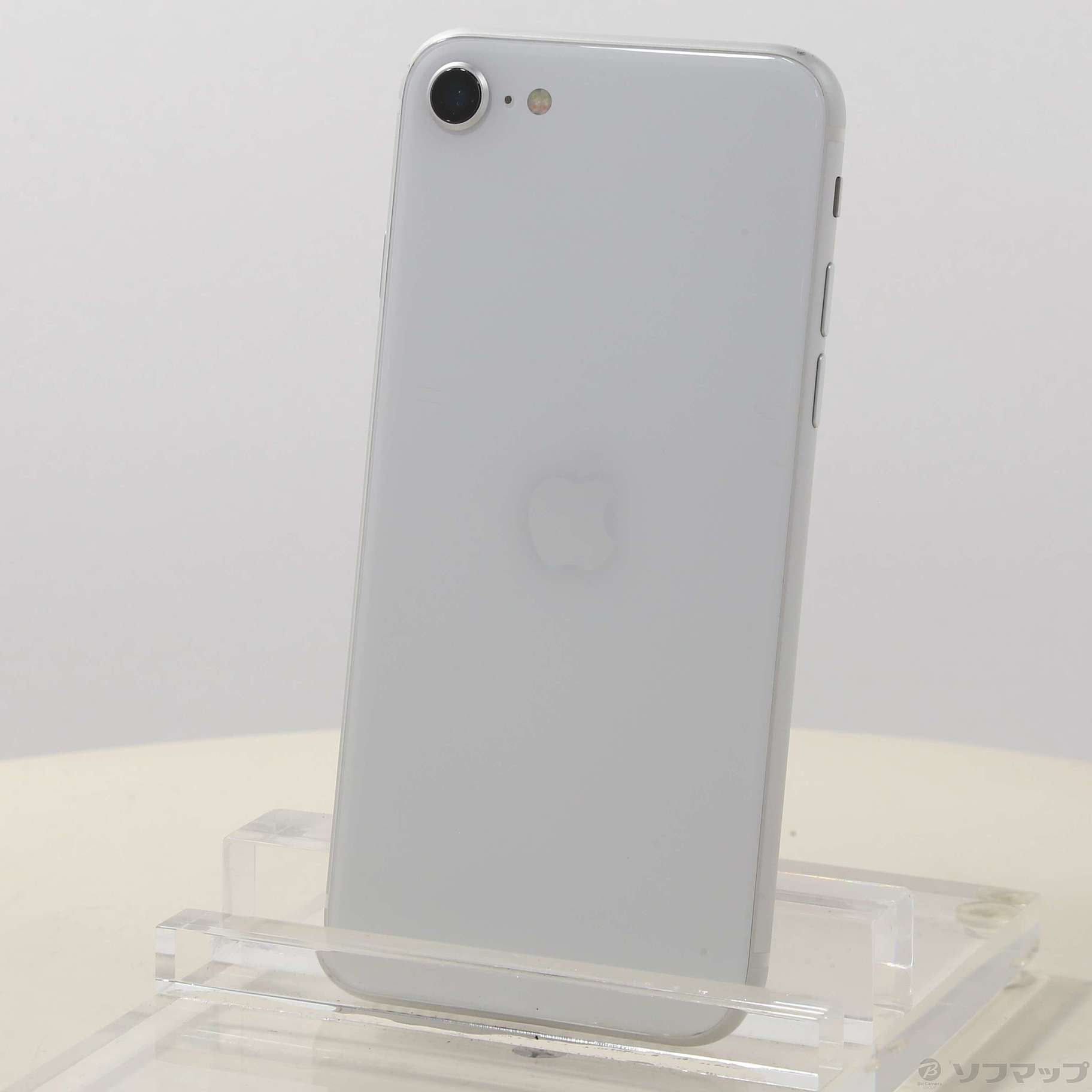 第2世代】iPhoneSE 64GB 白 MHGQ3JA 本体 画面にひびあり 携帯電話本体