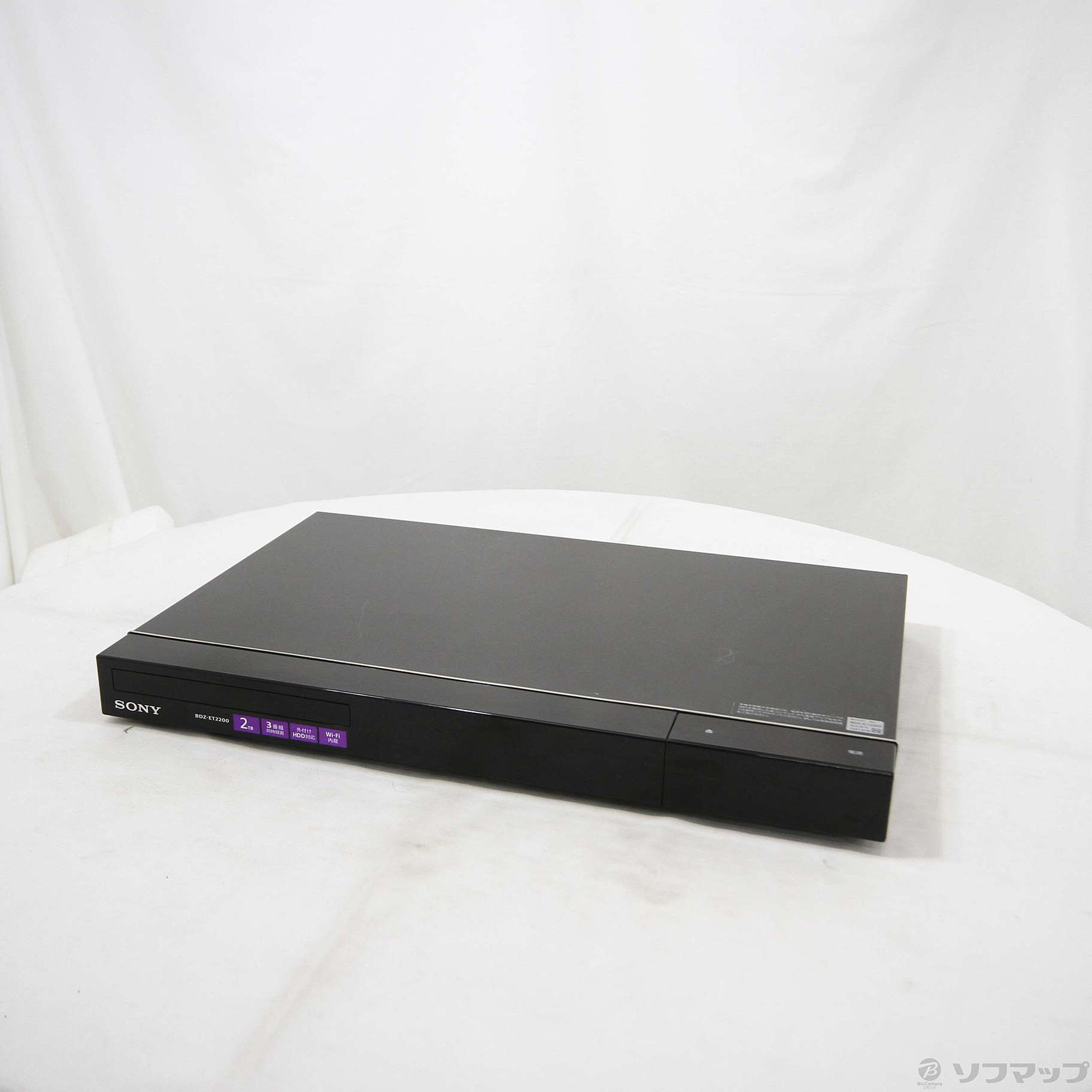 〔中古品〕 2TB HDD内蔵 ブルーレイレコーダー BDZ-ET2200（USB HDD録画対応） ［2TB ／3番組同時録画］