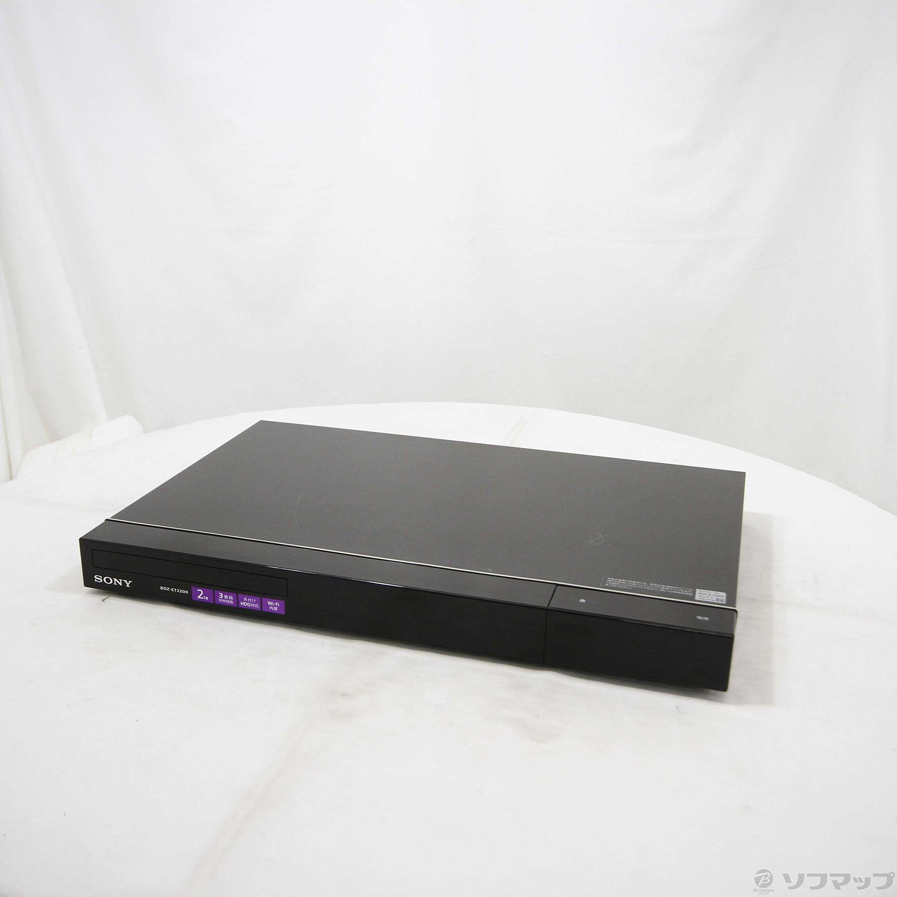 取扱説明書ソニー ブルーレイレコーダー 2TB 3番組同時録画 BDZ-ET2200