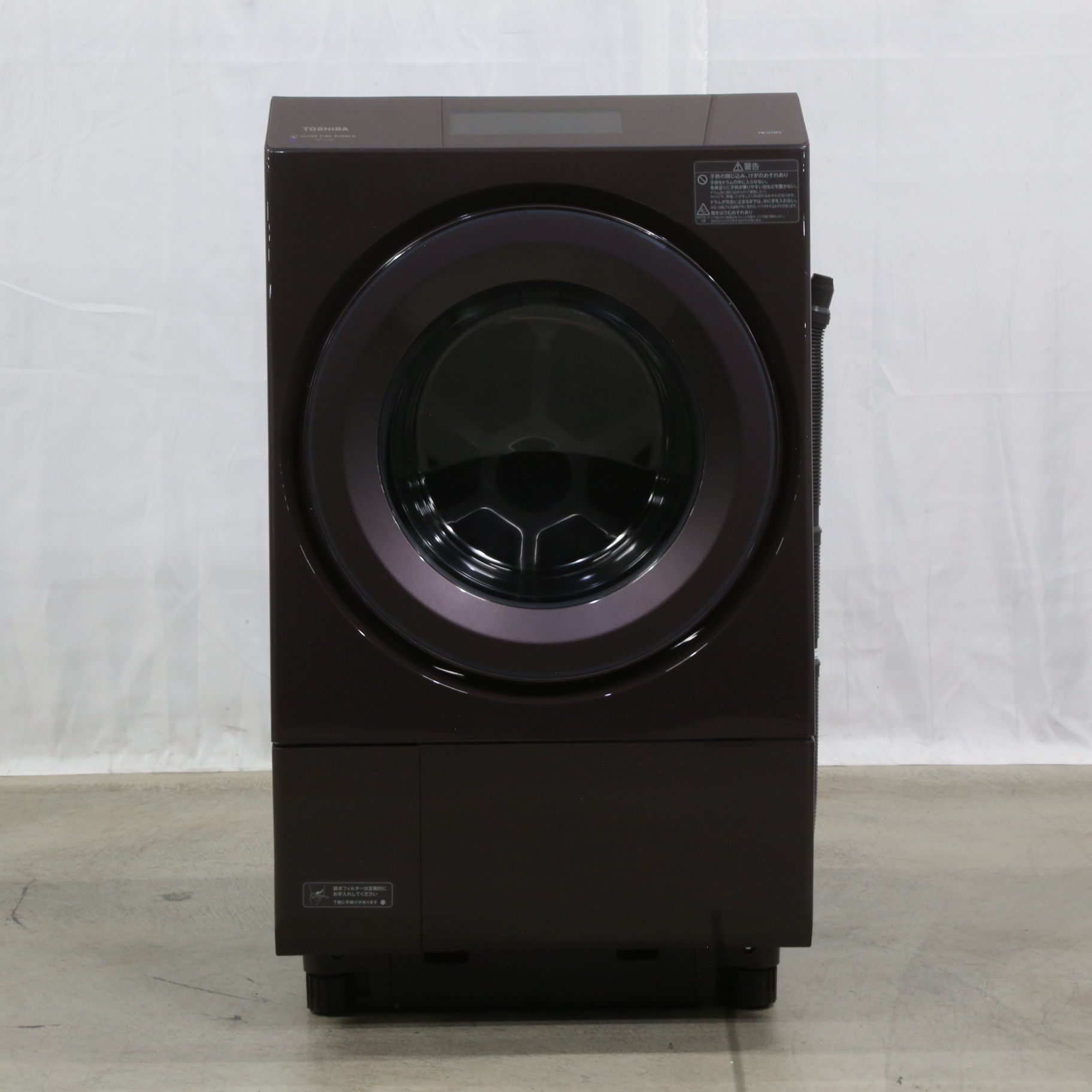 ドラム式洗濯機 東芝 ザブーンTW-127X8L ブラウン - 洗濯機