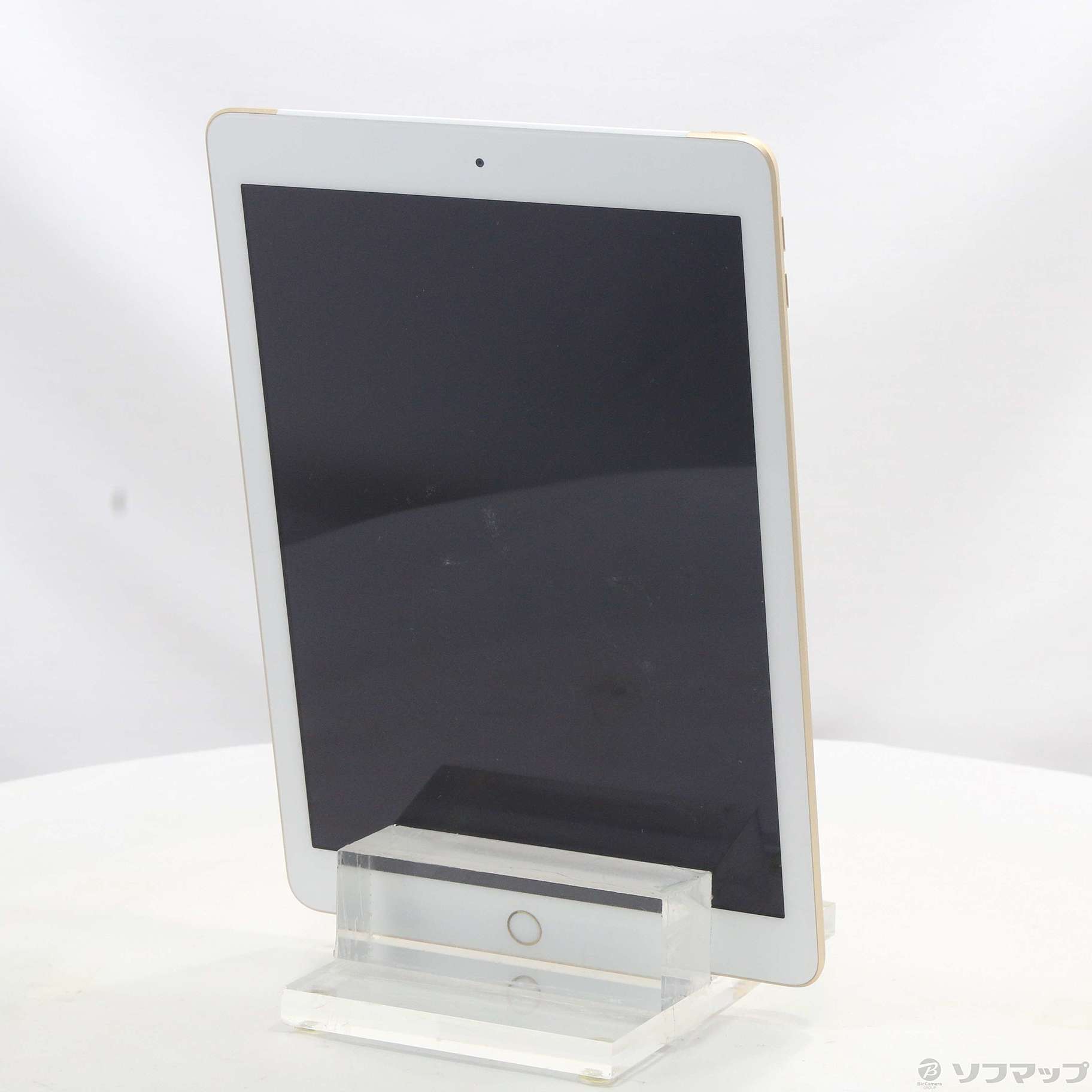 中古】iPad 第5世代 128GB ゴールド MPG52J／A docomoロック解除SIM