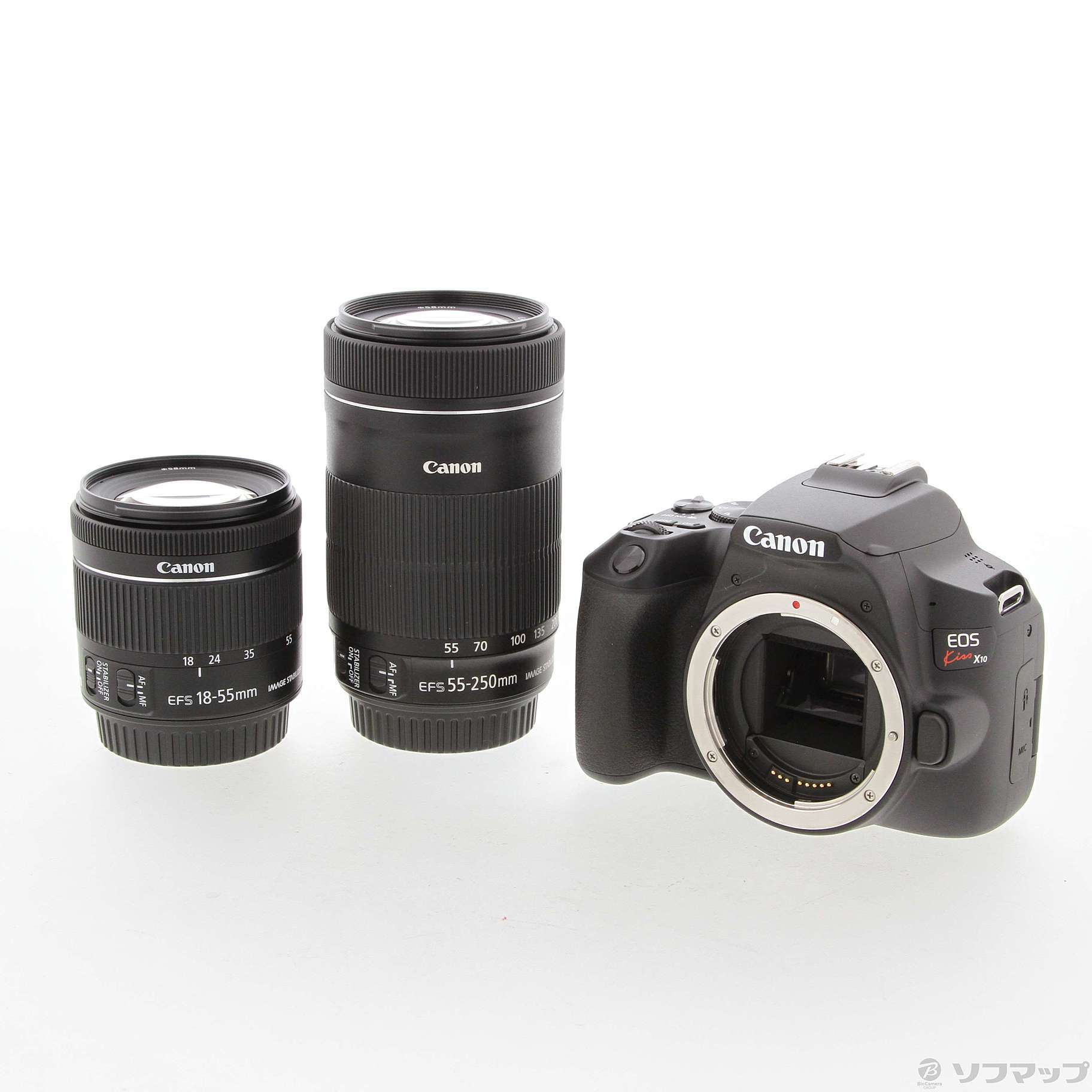 通販安い Canon - Canon EOS kiss x10 Wズームキット BKの通販 by