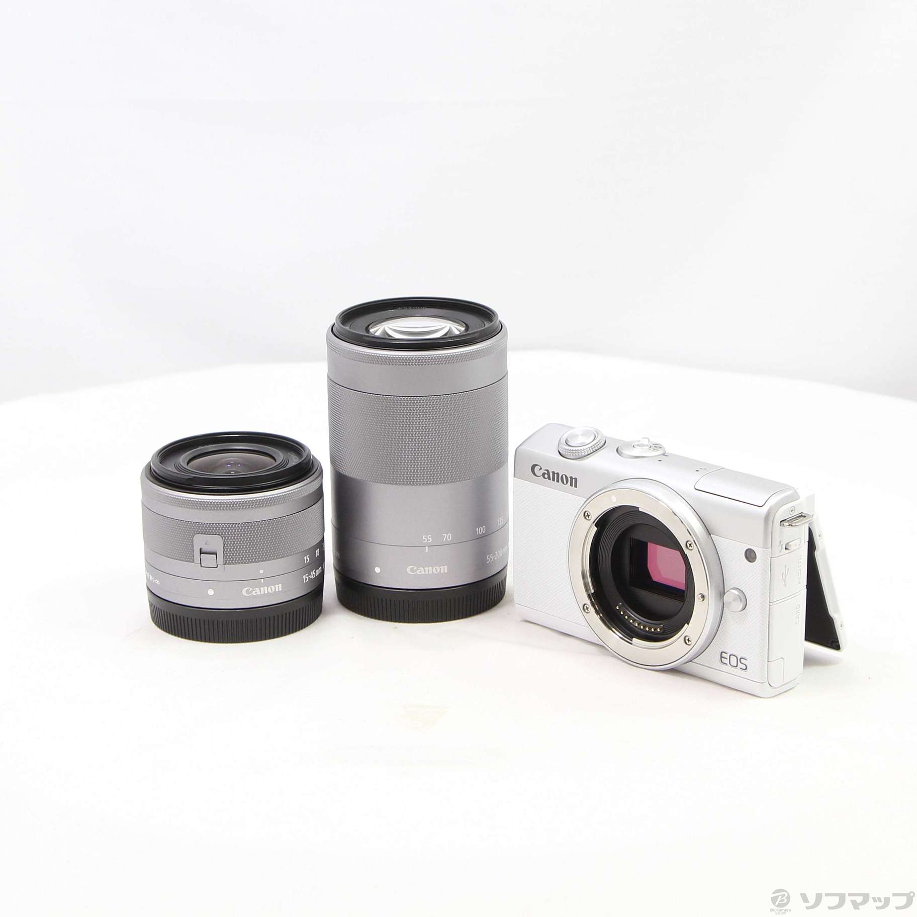 Canon EOS M200 Wズームキット ブラック 新品 未使用-