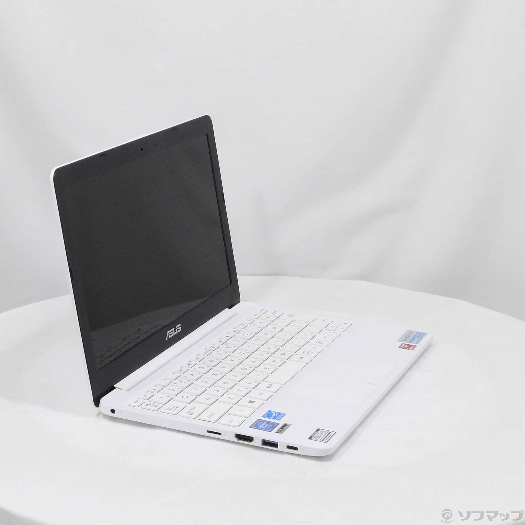 中古】格安安心パソコン VivoBook E203NA E203NA-232W パールホワイト