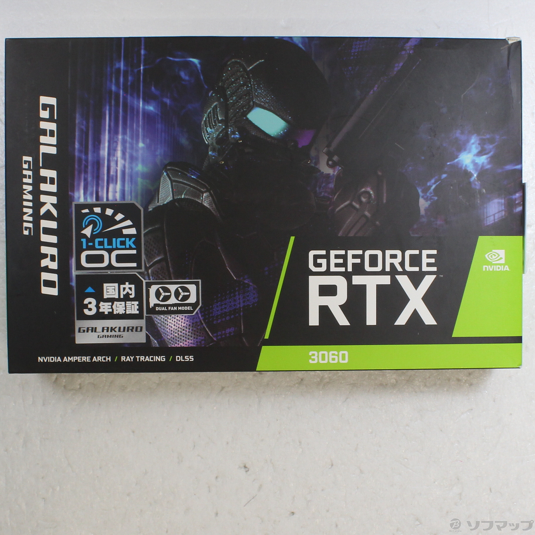 中古】GALAKURO GAMING GG-RTX3060-E12GB／OC／DF [2133047394134