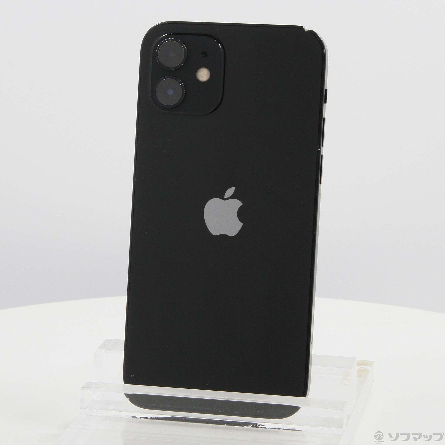 中古】iPhone12 64GB ブラック MGHN3J／A SIMフリー [2133047419288