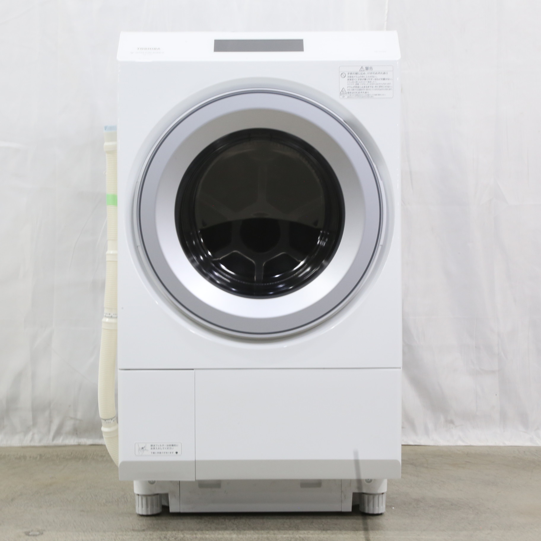 〔展示品〕 ドラム式洗濯乾燥機 グランホワイト TW-127XP2L-W ［洗濯12.0kg ／乾燥7.0kg ／ヒートポンプ乾燥 ／左開き］