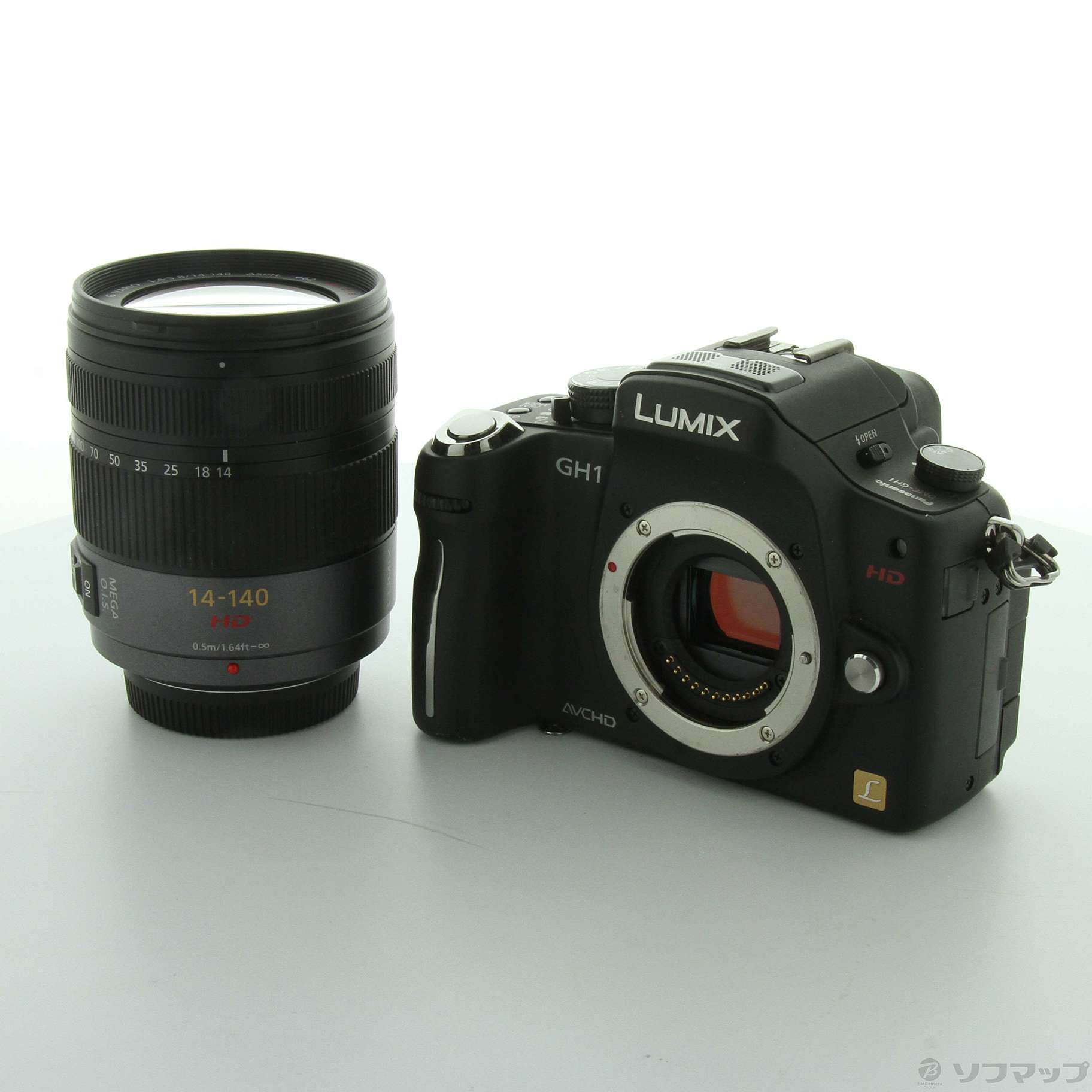 パナソニック デジタル一眼カメラ LUMIX GH1 レンズキット コンフォートブラック DMC-GH1K-K - 5