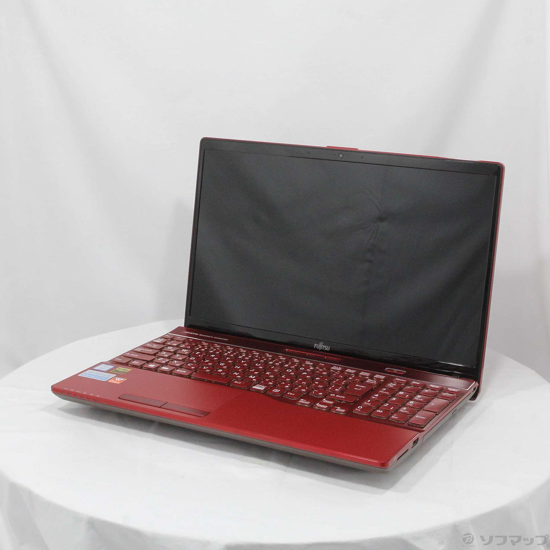 中古】LIFEBOOK AH53／C2 FMVA53C2RK ガーネットレッド 〔Windows 10