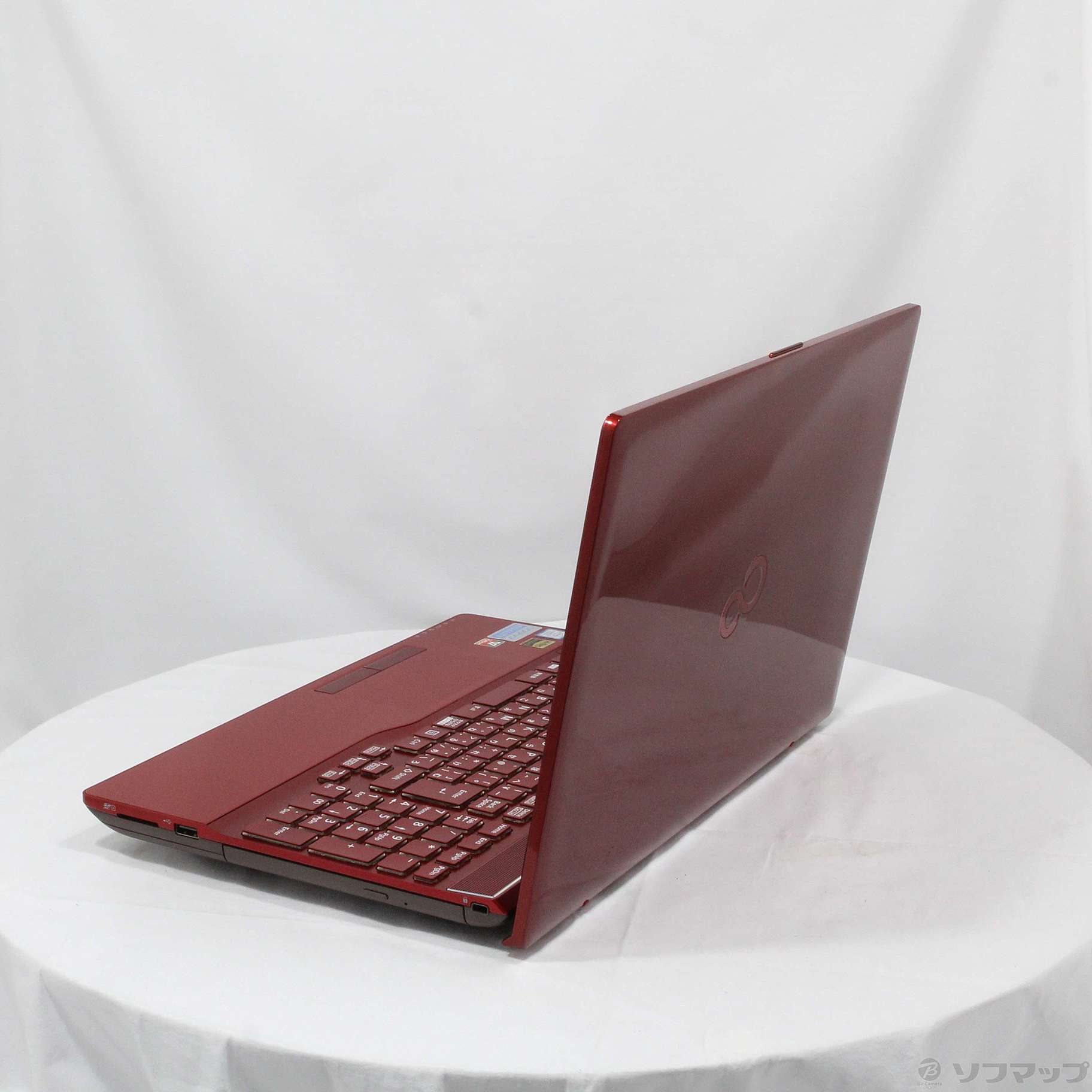 中古】LIFEBOOK AH53／C2 FMVA53C2RK ガーネットレッド 〔Windows 10