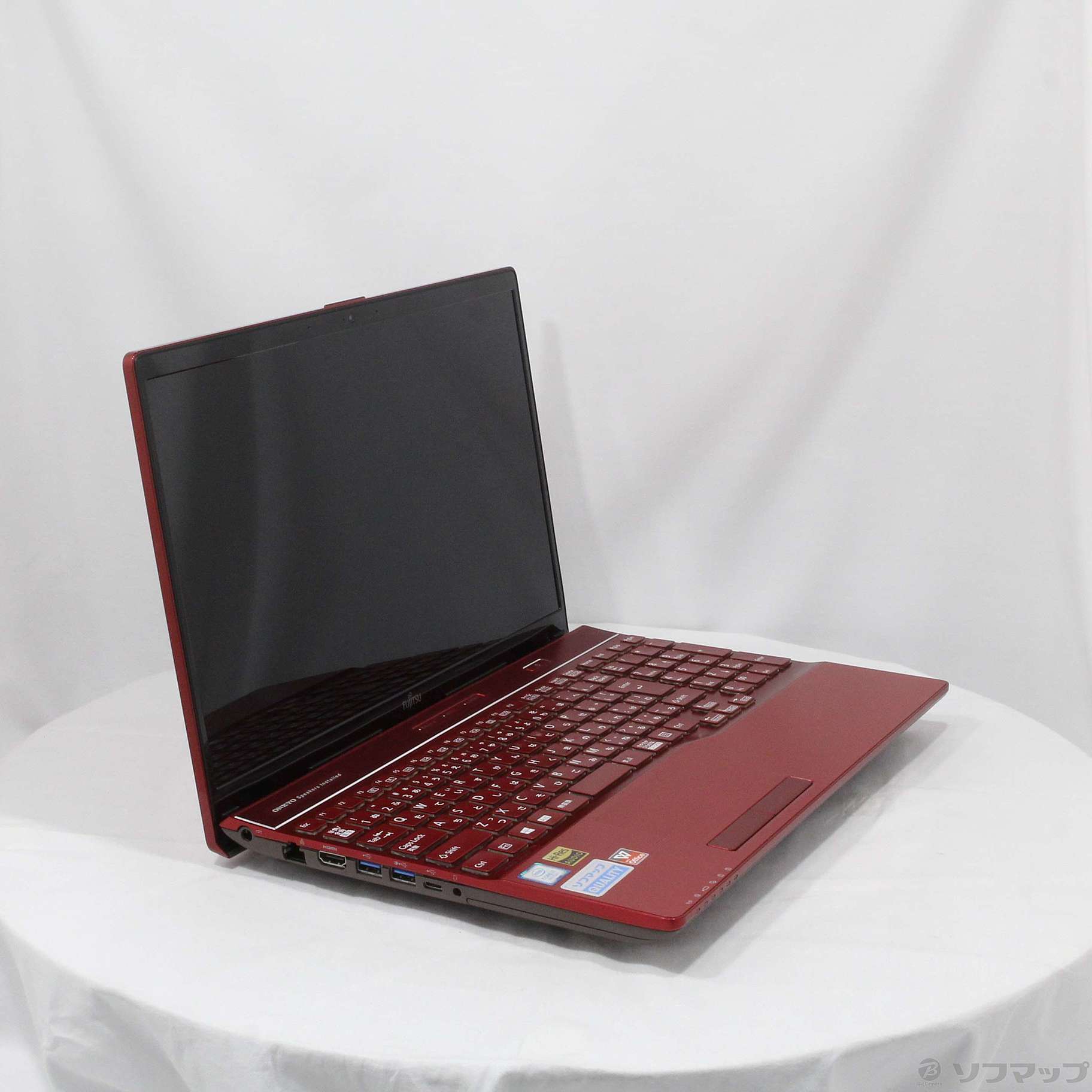 中古】LIFEBOOK AH53／C2 FMVA53C2RK ガーネットレッド 〔Windows 10