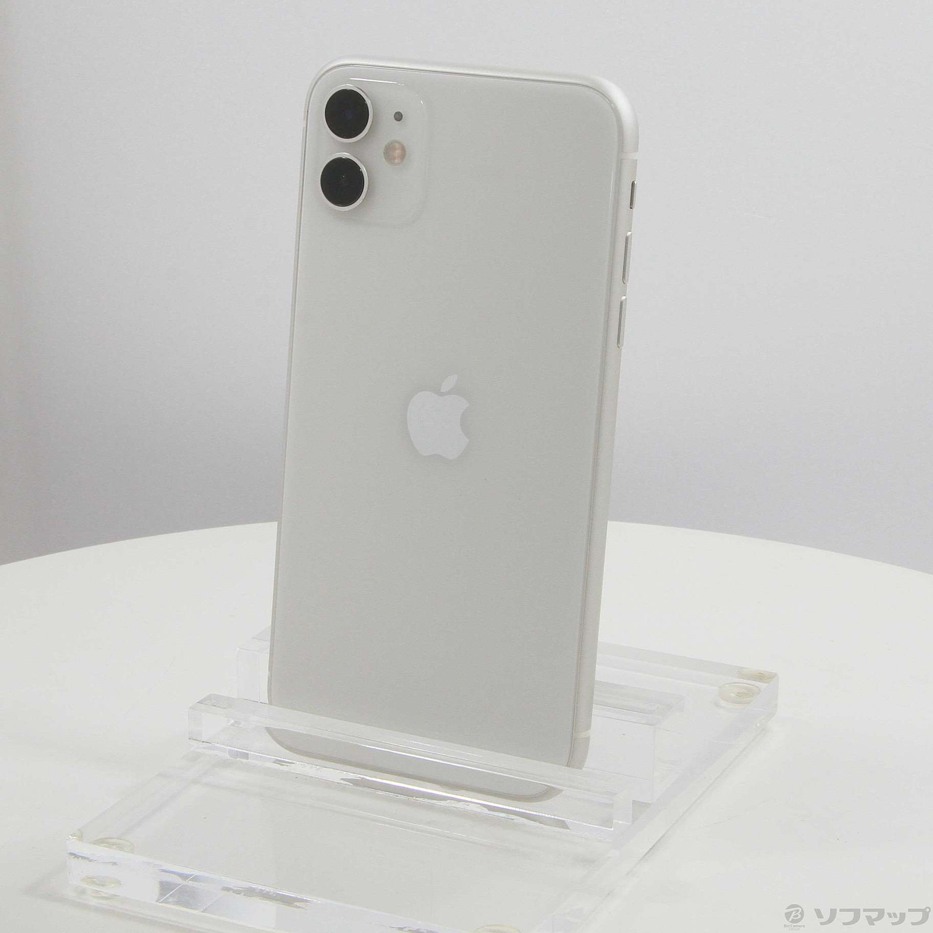 中古】iPhone11 256GB ホワイト MWM82J／A SIMフリー [2133047457921