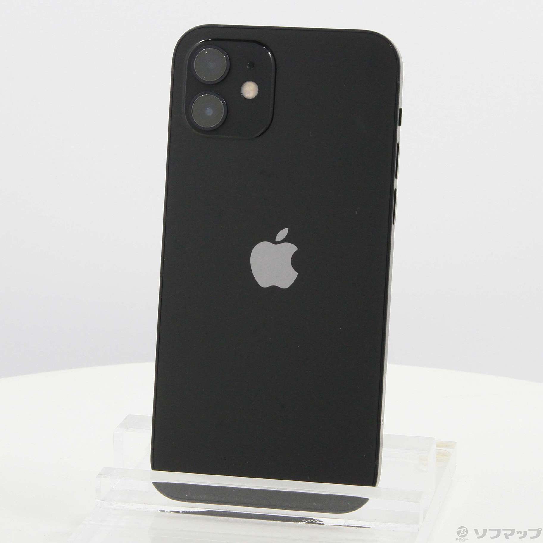 中古】iPhone12 64GB ブラック MGHN3J／A SIMフリー [2133047461133