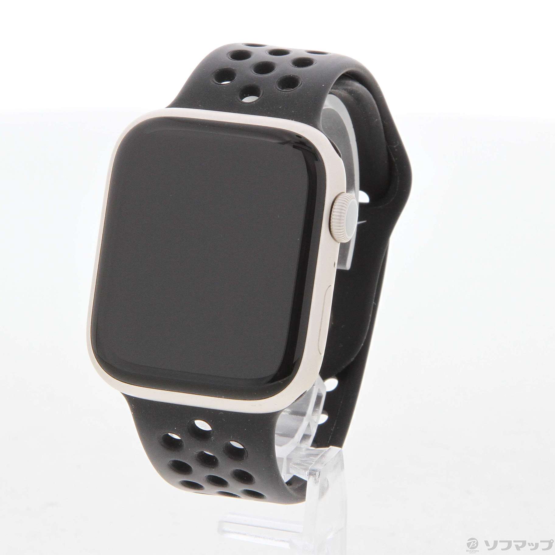 Apple Watch シリーズ 8、45mm、Nike バンド、ブラック-