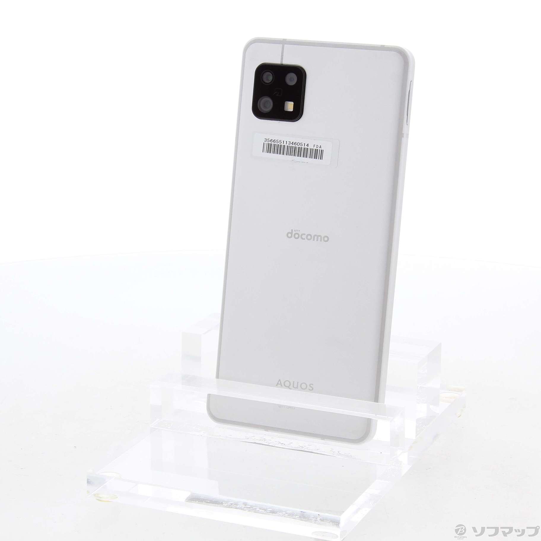 中古】AQUOS sense6 64GB シルバー SH-54B docomoロック解除SIMフリー