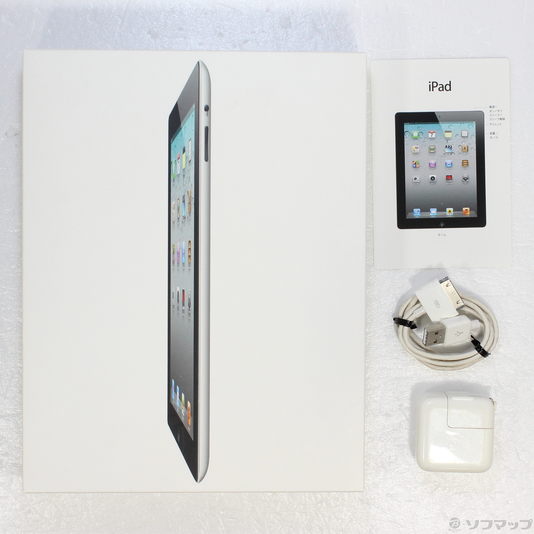 中古】iPad 2 16GB ブラック MC769J／A Wi-Fi [2133047483432