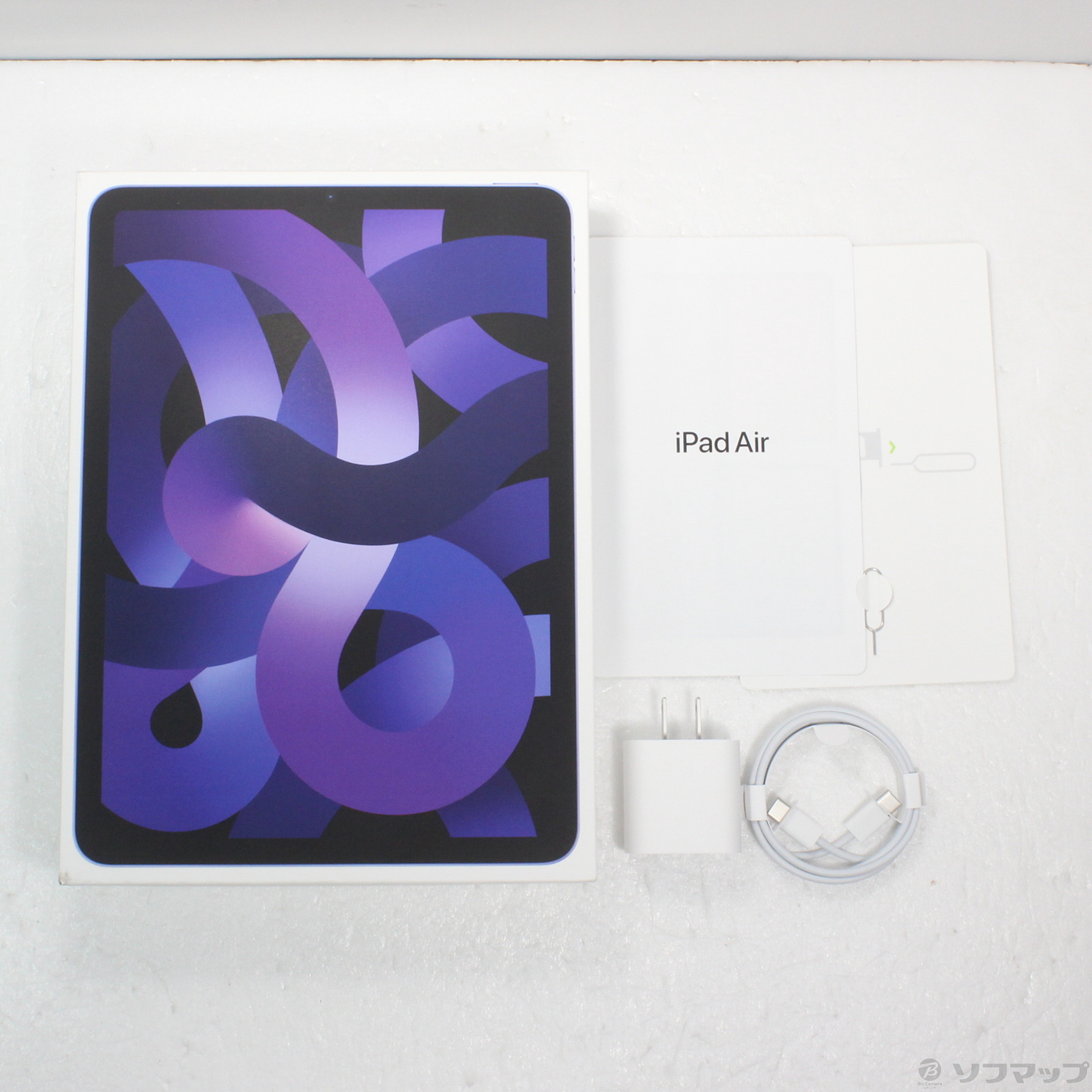 中古】iPad Air 第5世代 256GB パープル MMED3J／A SIMフリー