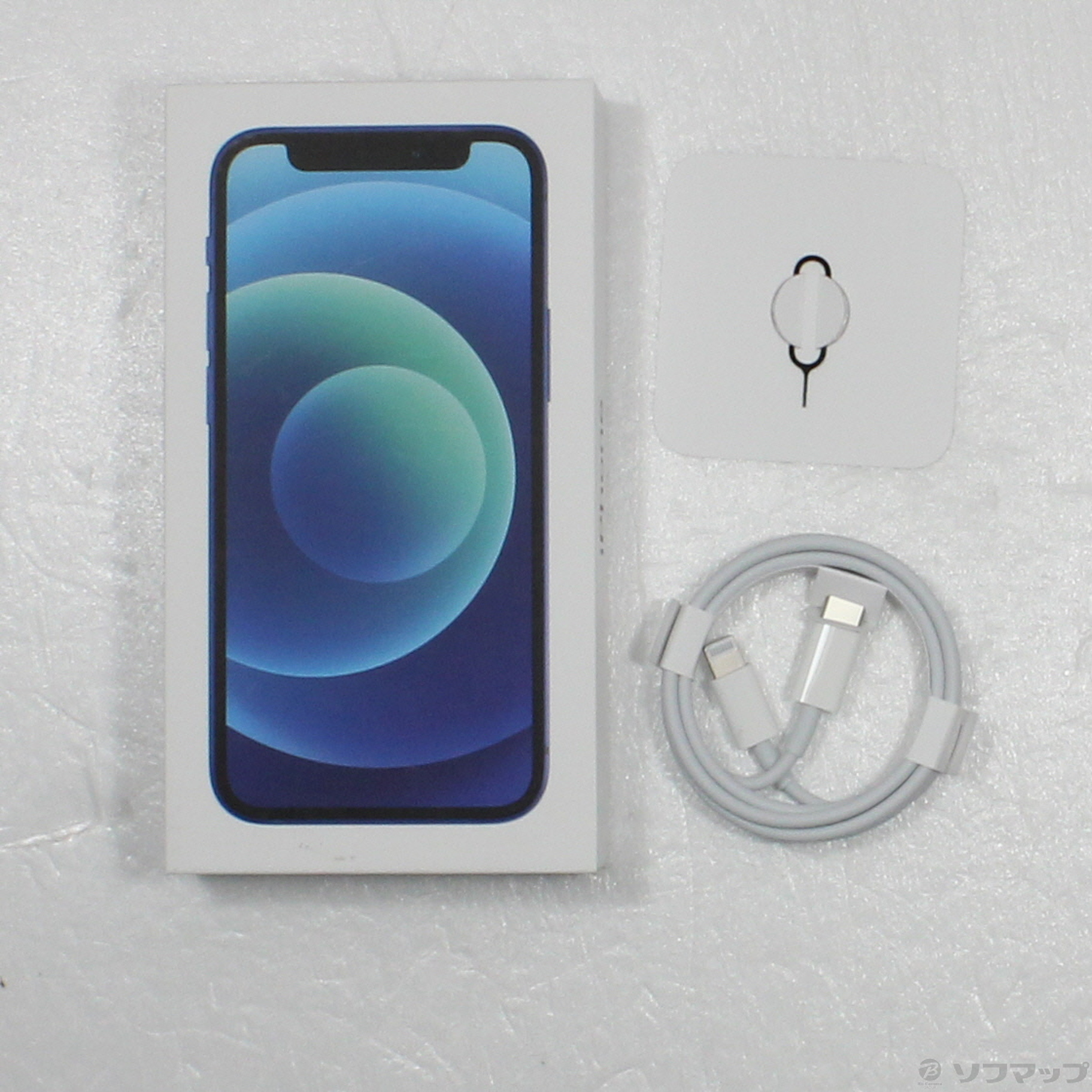 中古】iPhone12 mini 256GB ブルー MGDV3J／A SIMフリー