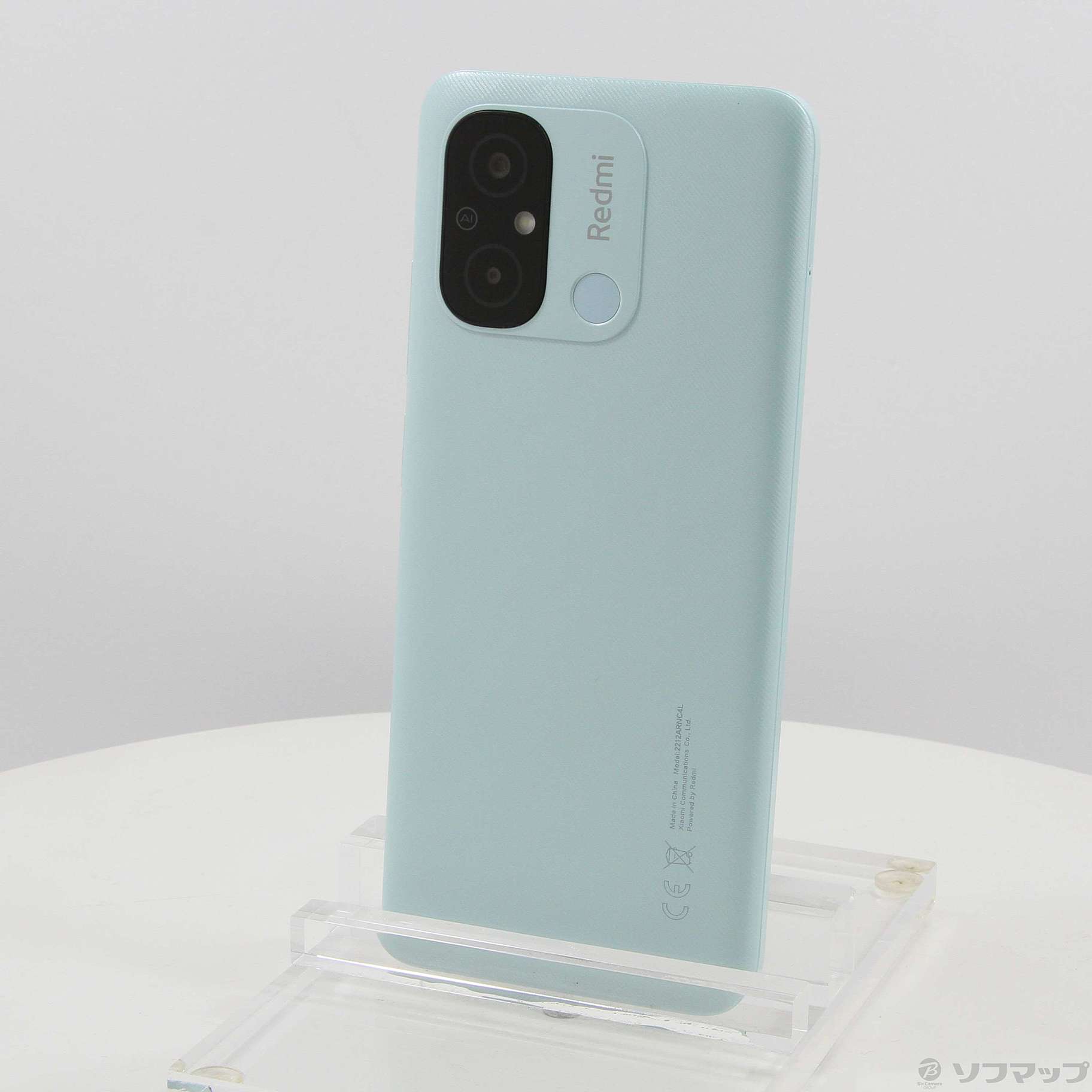 中古】Redmi 12C 64GB ミントグリーン REDMI-12C-GREEN SIMフリー