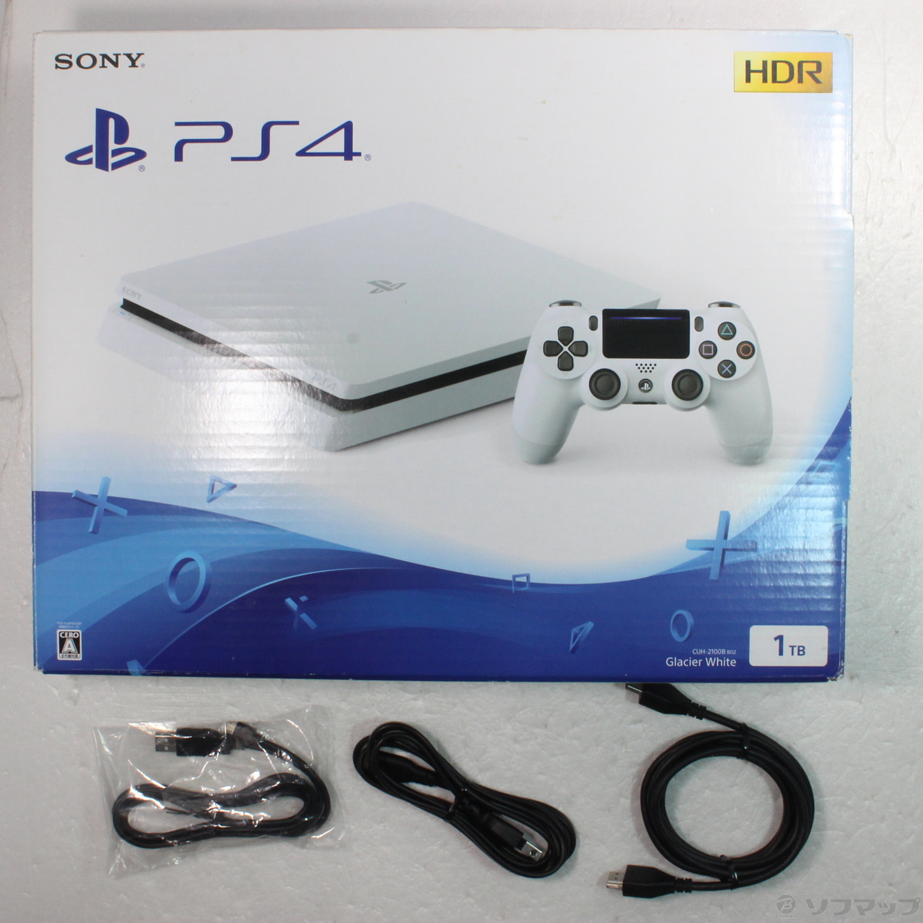 中古】PlayStation 4 グレイシャー・ホワイト 1TB [2133047498740] - リコレ！|ビックカメラグループ  ソフマップの中古通販サイト