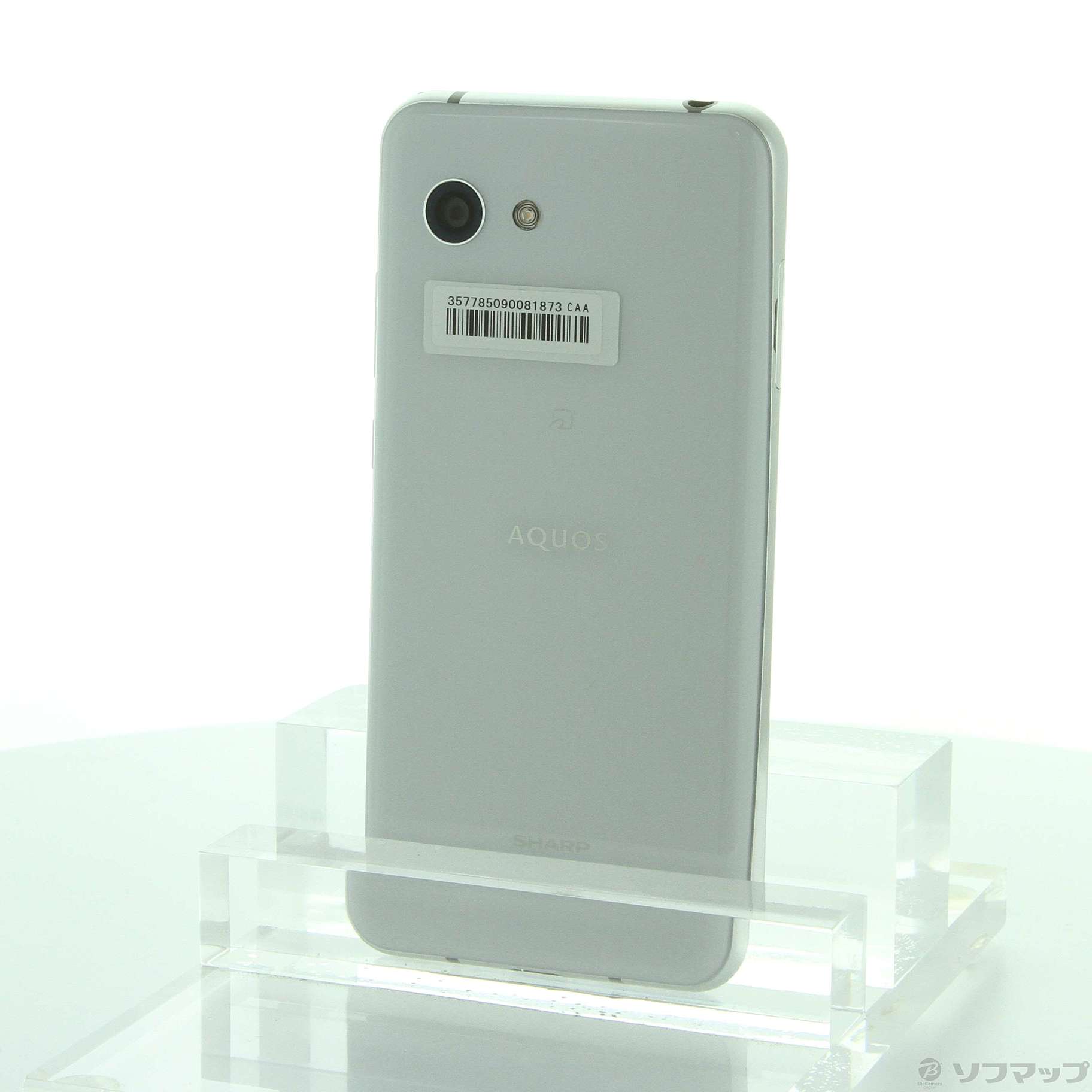 中古】AQUOS R2 compact 64GB ディープホワイト SHM09W SIMフリー