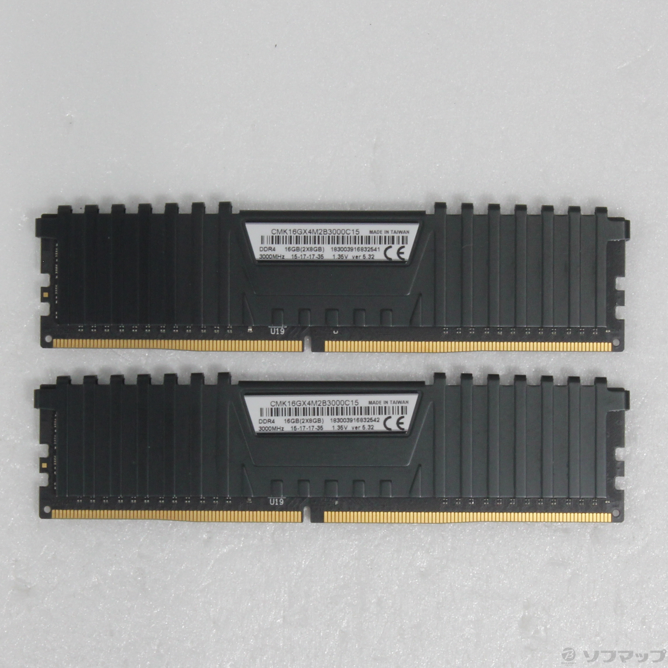 【中古】CMK16GX4M2B3000C15 [2133047502300] - リコレ！|ビックカメラグループ ソフマップの中古通販サイト