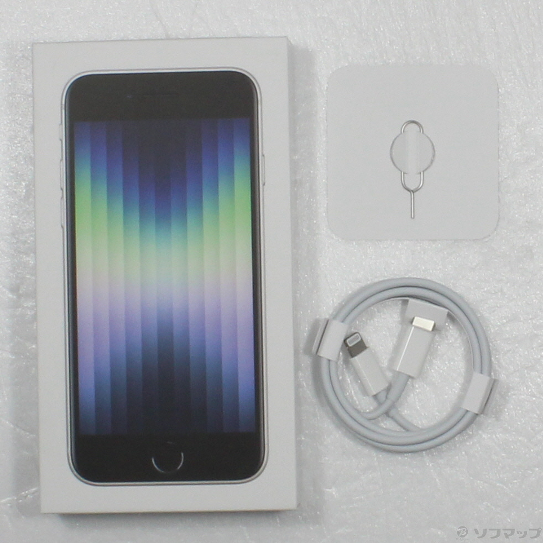 中古】iPhone SE 第3世代 64GB スターライト MMYD3J／A SIMフリー