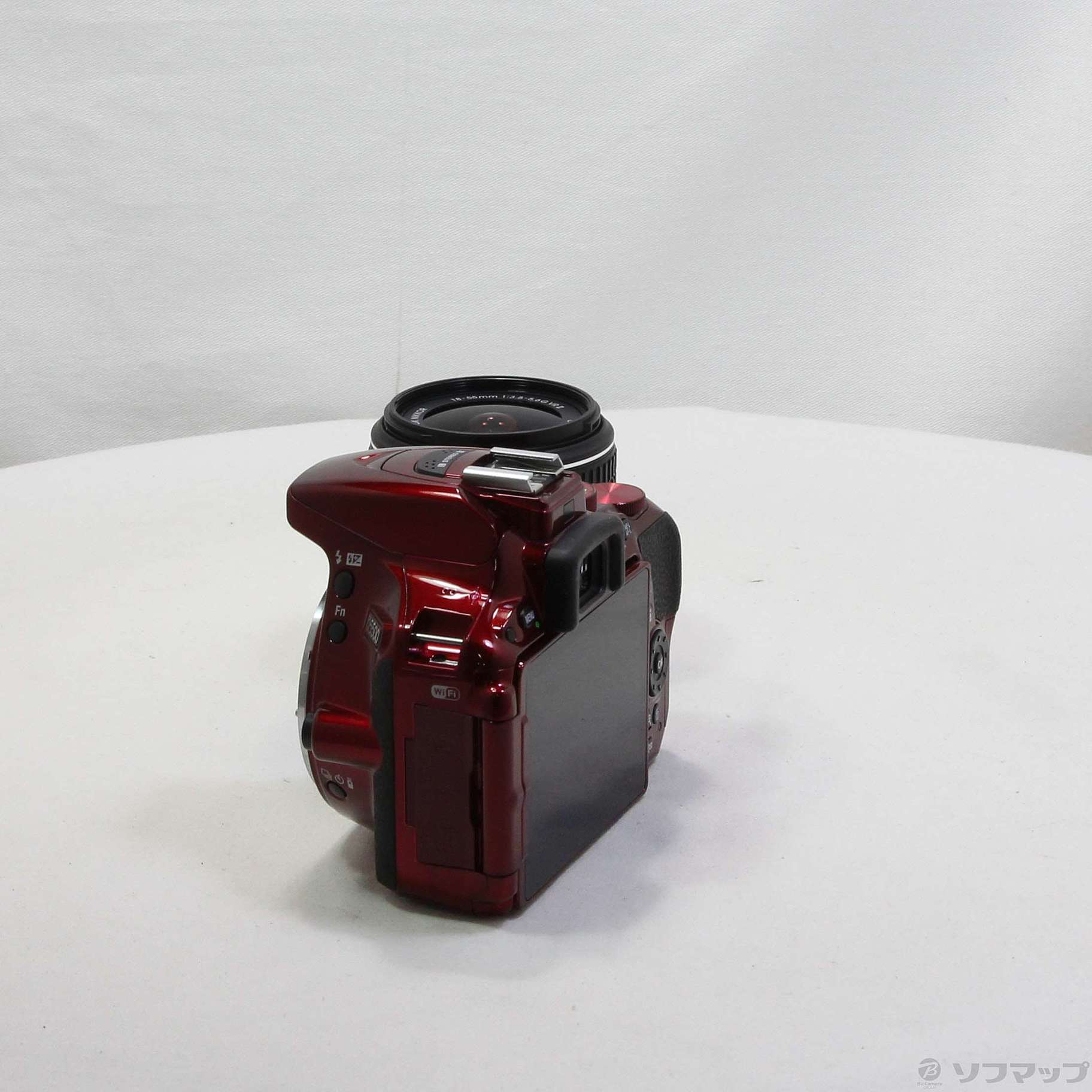 中古】NIKON D5500 18-55 VRII レンズキット レッド (2416万画素／SDXC