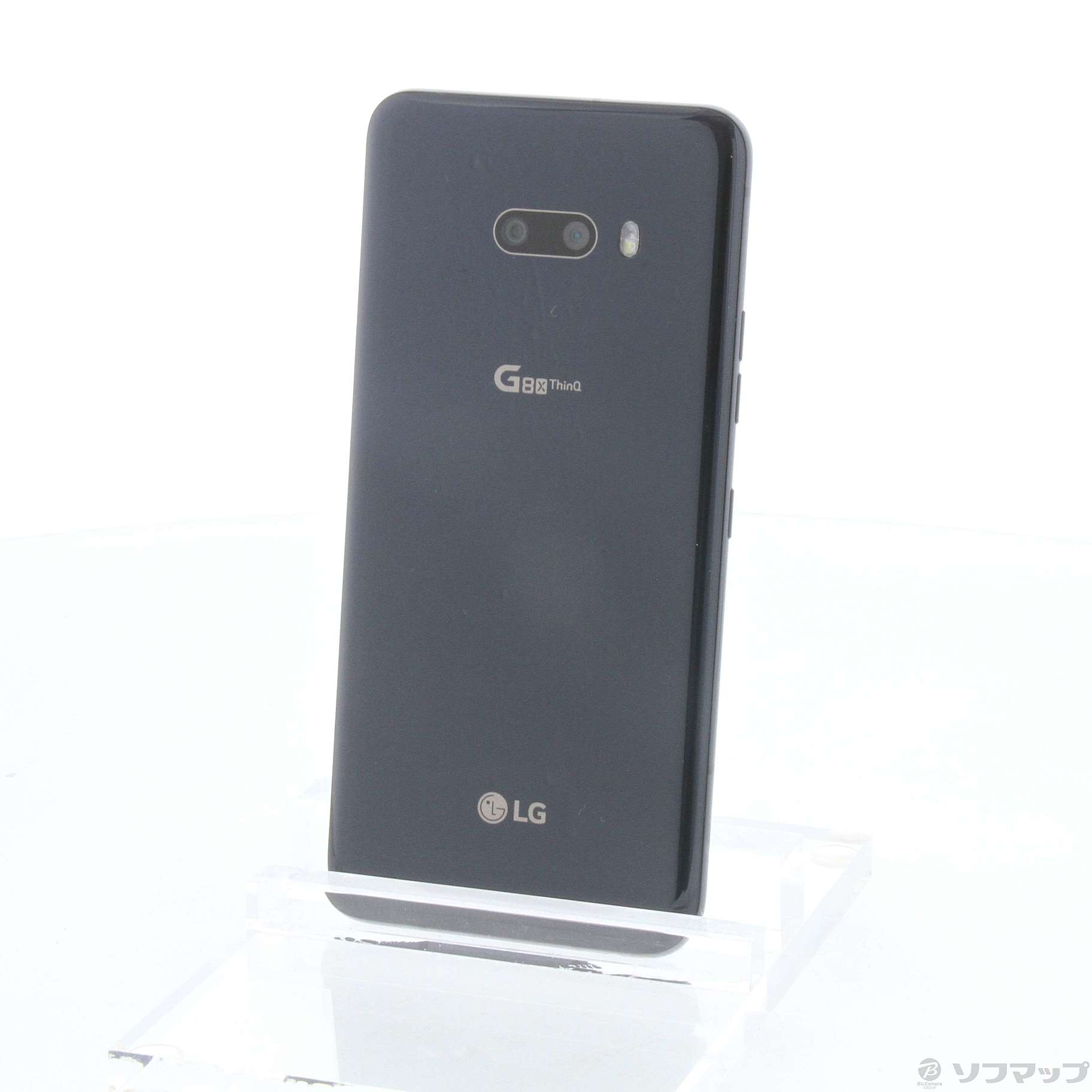 中古】LG G8X ThinQ 64GB オーロラブラック 901LG SoftBank