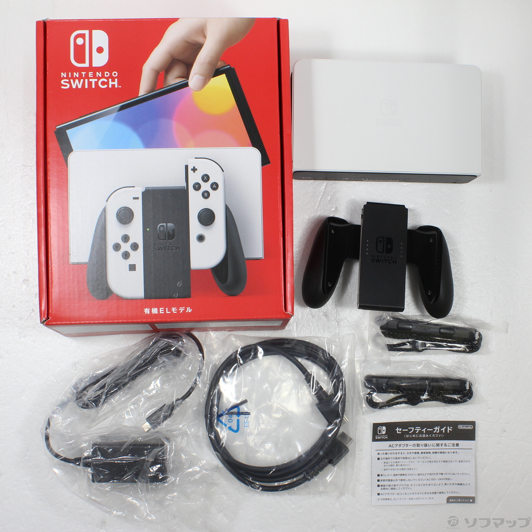 中古品任天堂Switch有机EL型号Joy-Con(L)/(R)白|no邮购是秋叶原