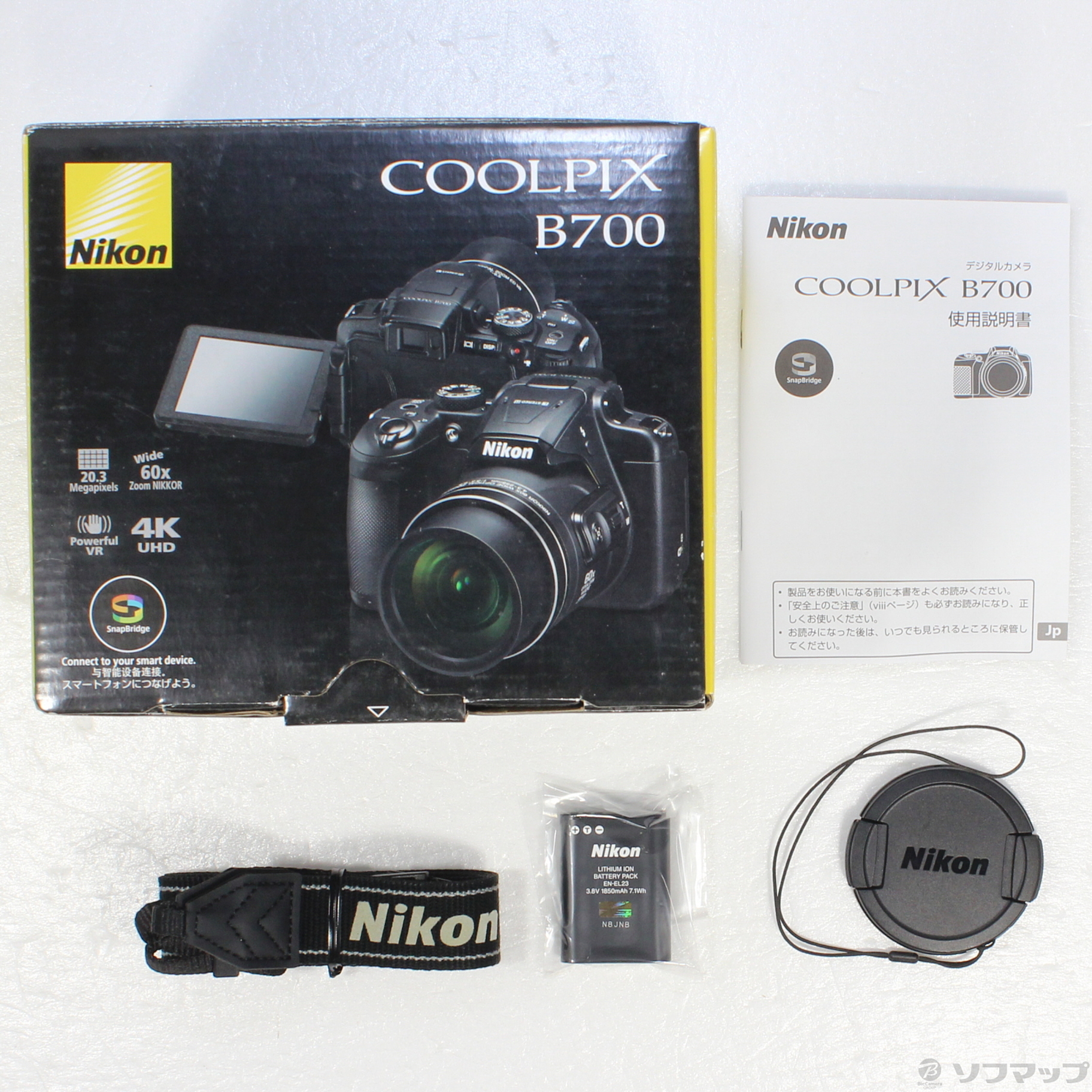 中古】COOLPIX B700 ブラック (2029万画素／60倍／SDXC