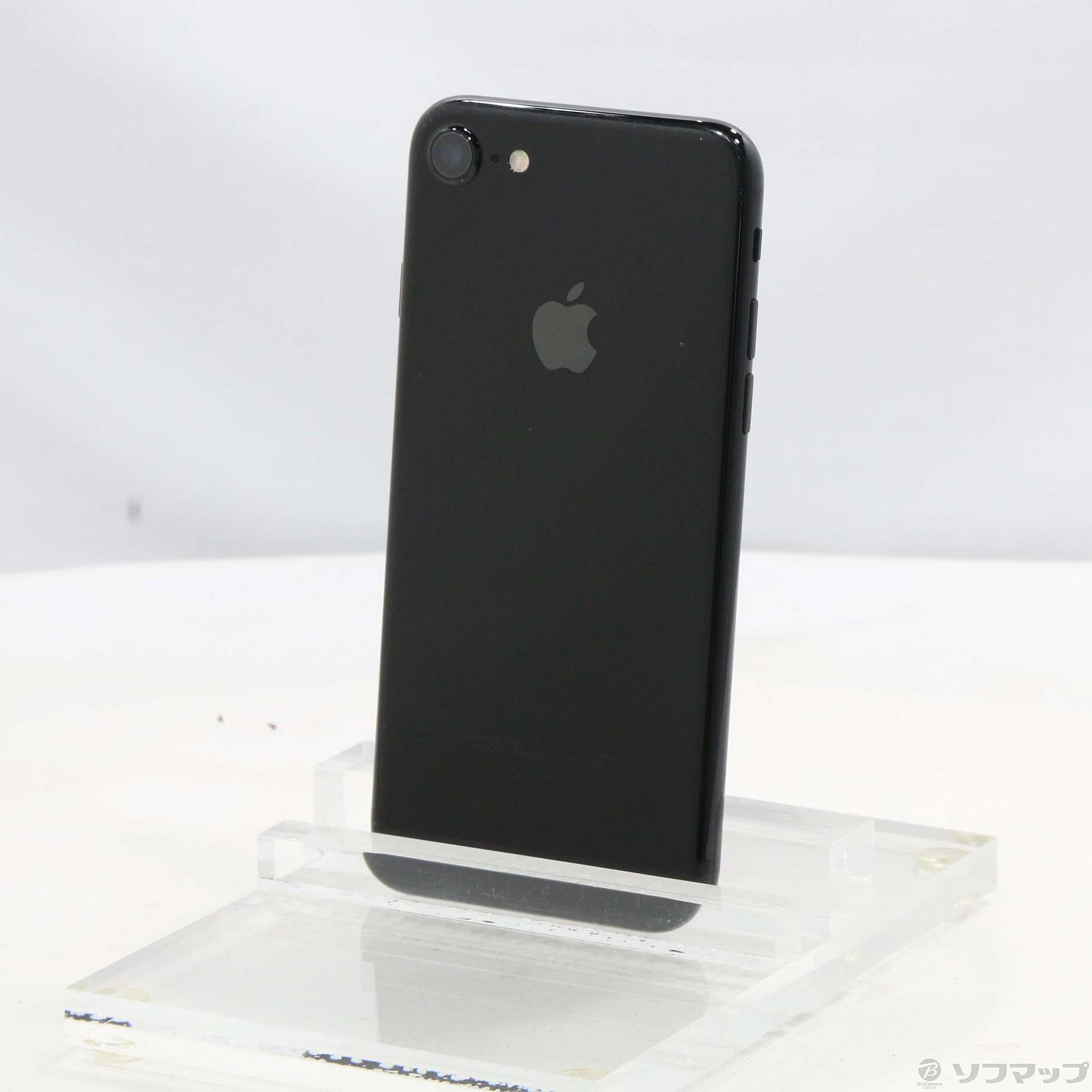 中古】iPhone7 128GB ジェットブラック MNCP2J／A SIMフリー