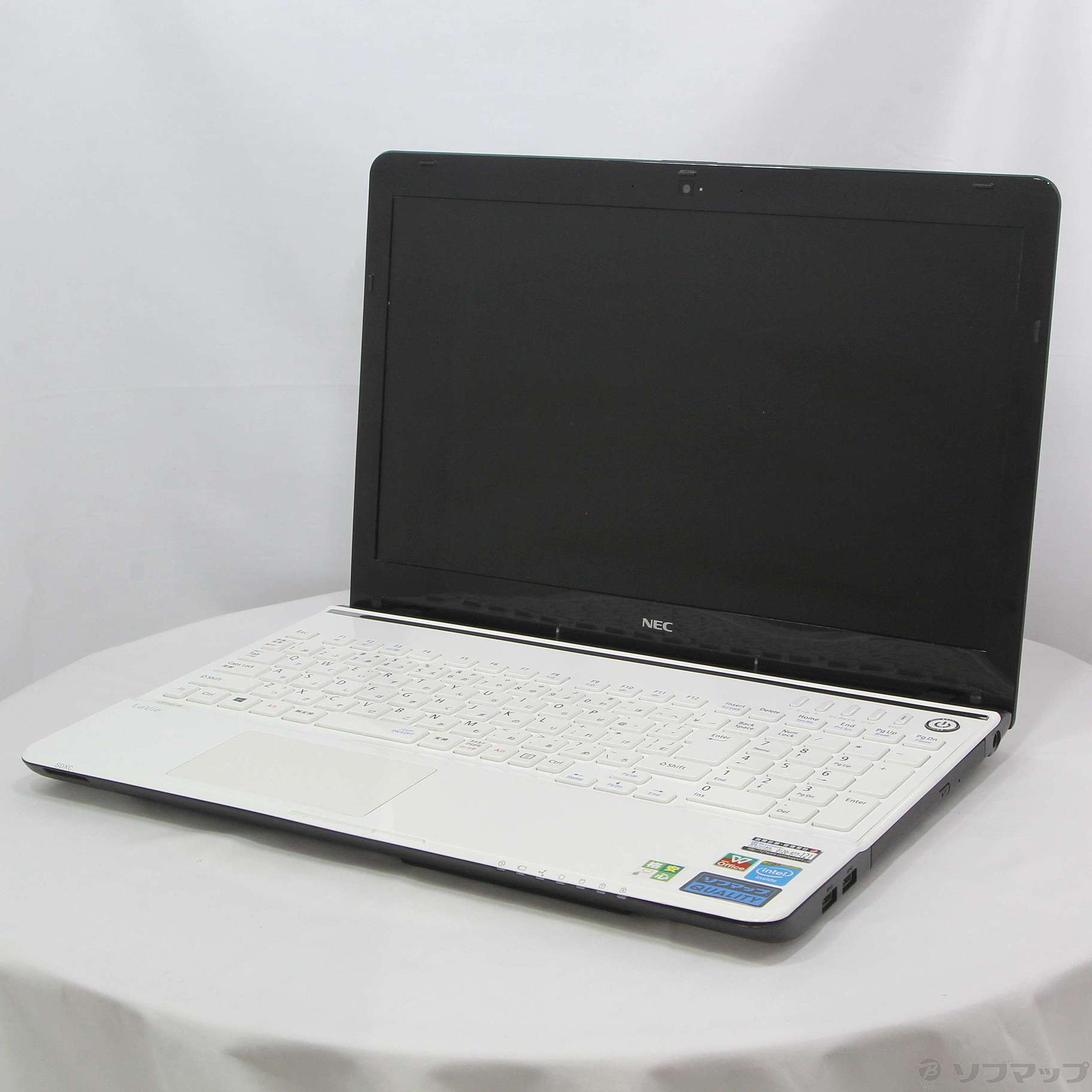格安安心パソコン LaVie S PC-LS150RSW エクストラホワイト ［Celeron 1005M  (1.9GHz)／4GB／HDD750GB／15.6インチワイド］