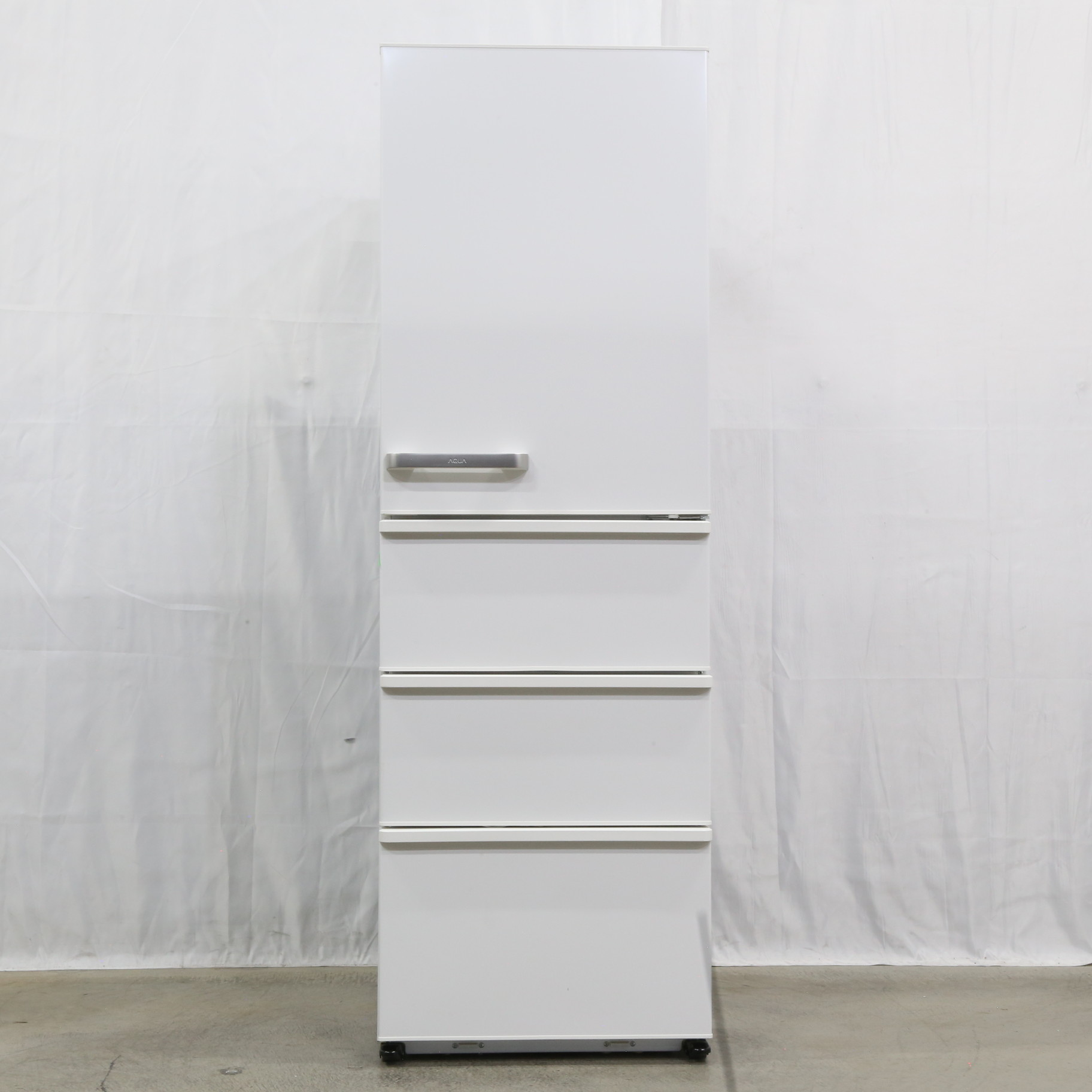 中古】〔展示品〕 冷蔵庫 ミルク AQR-46N-W ［4ドア ／右開きタイプ 