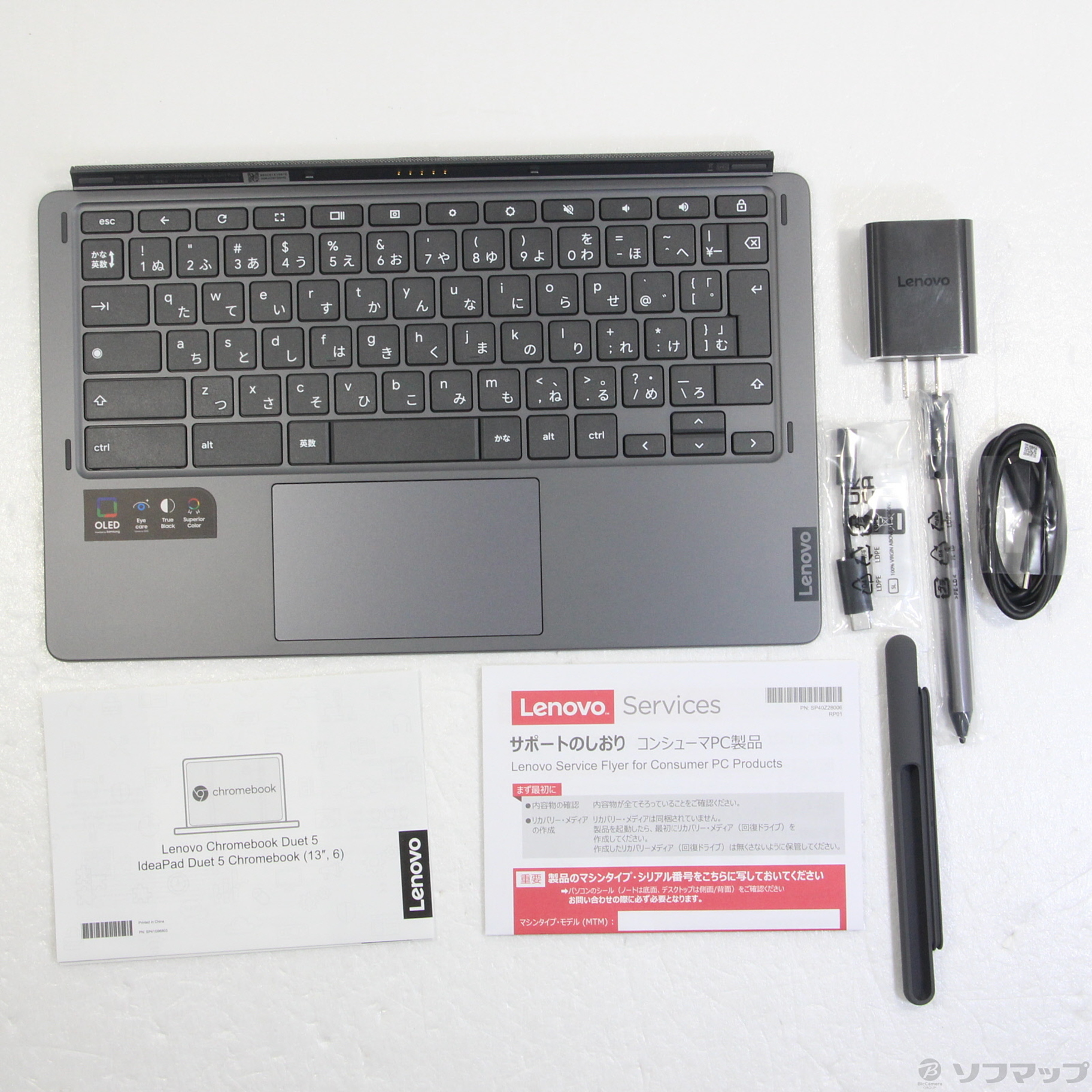 IdeaPad Duet 560 Chromebook 82QS001WJP [ストームグレー