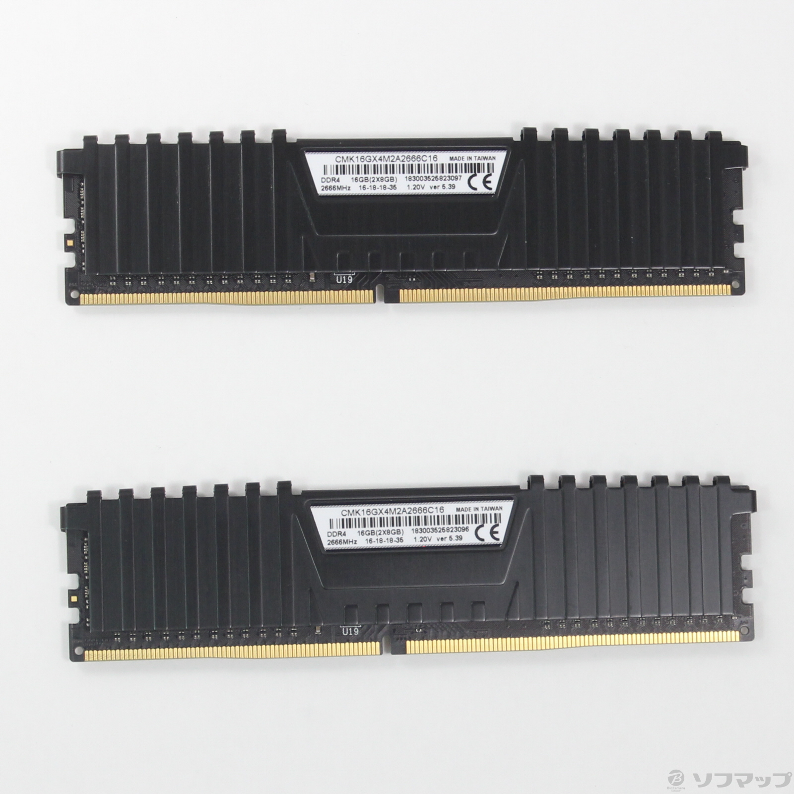 Corsair DDR4 CMK16GX4M2A2666C16 8GB 2枚組