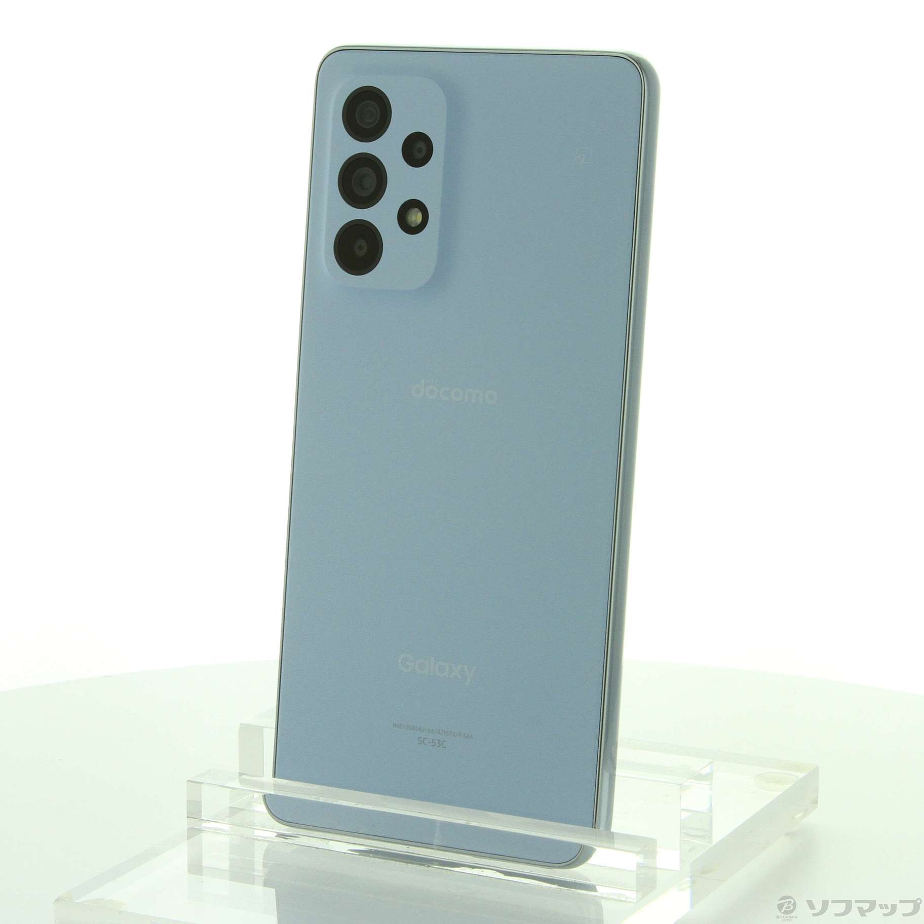 中古】GALAXY A53 5G 128GB オーサムブルー SC-53C docomoロック