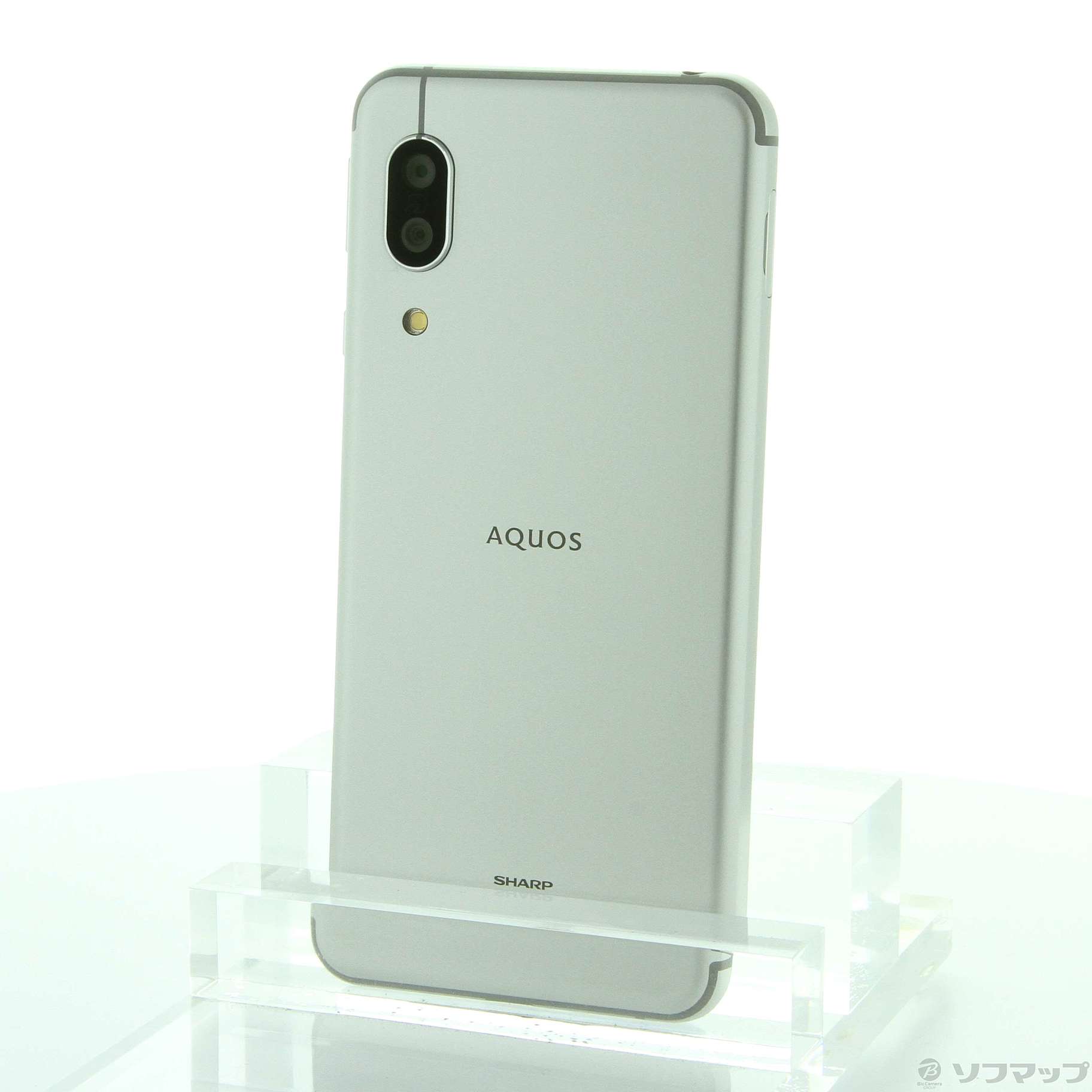 中古】AQUOS sense3 64GB シルバーホワイト SH-M12 SIMフリー