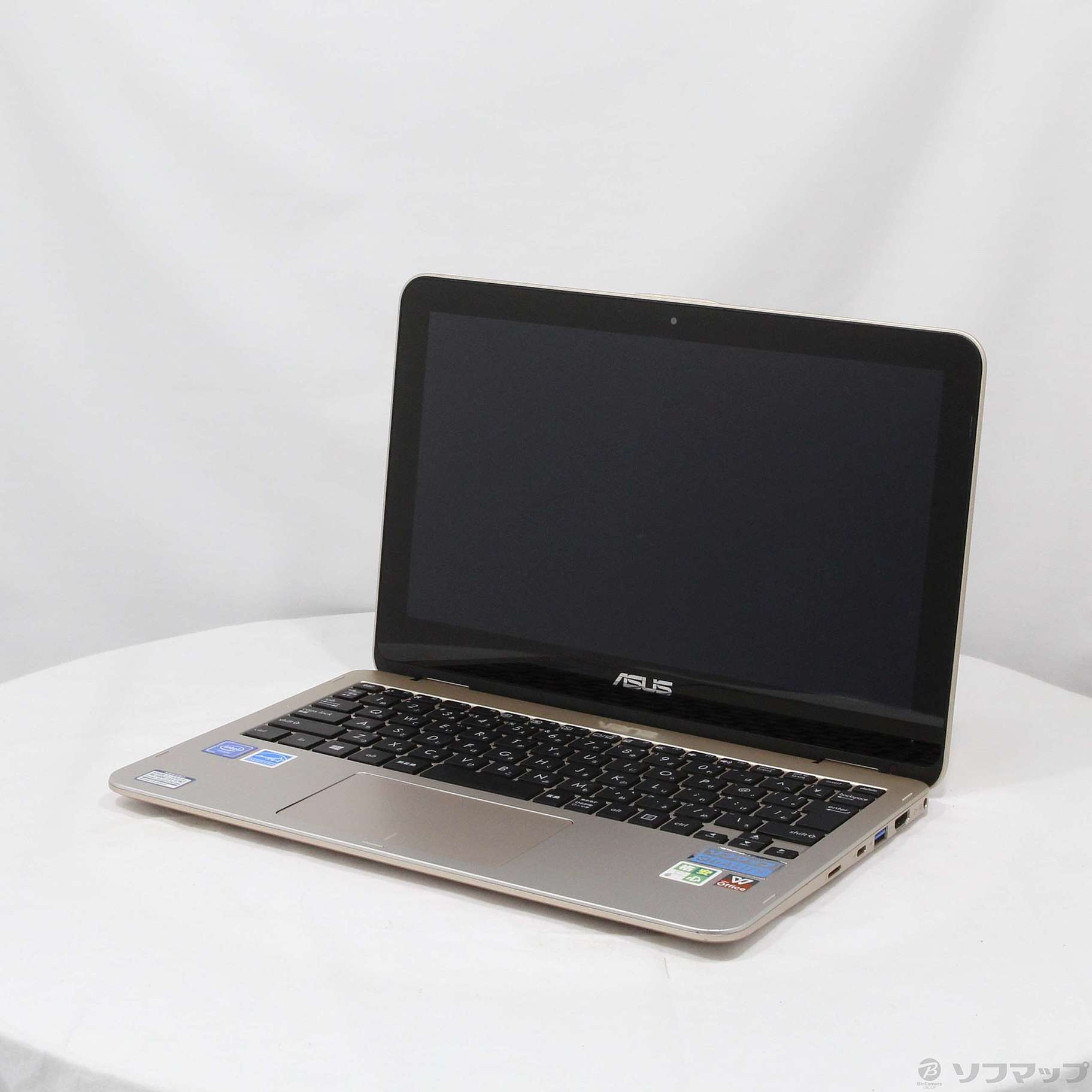 中古】格安安心パソコン VivoBook Flip12 TP203NA-GOLD シマリング