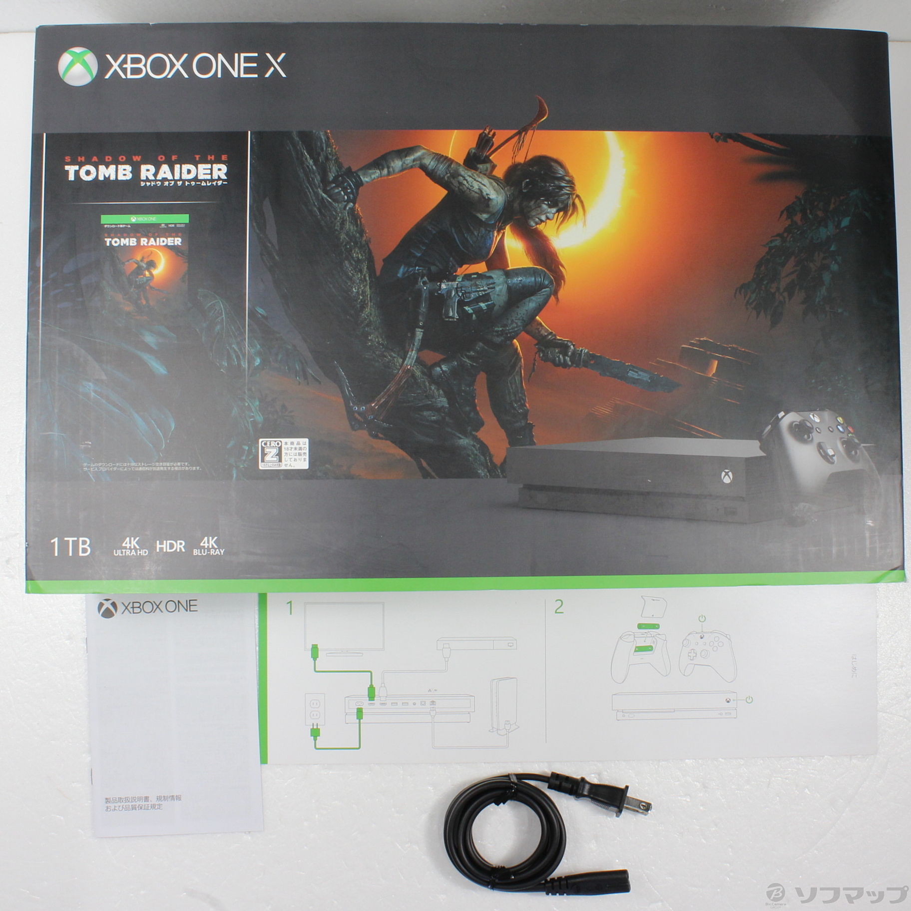 中古】Xbox One X シャドウ オブザ トゥーム レイダー同梱版