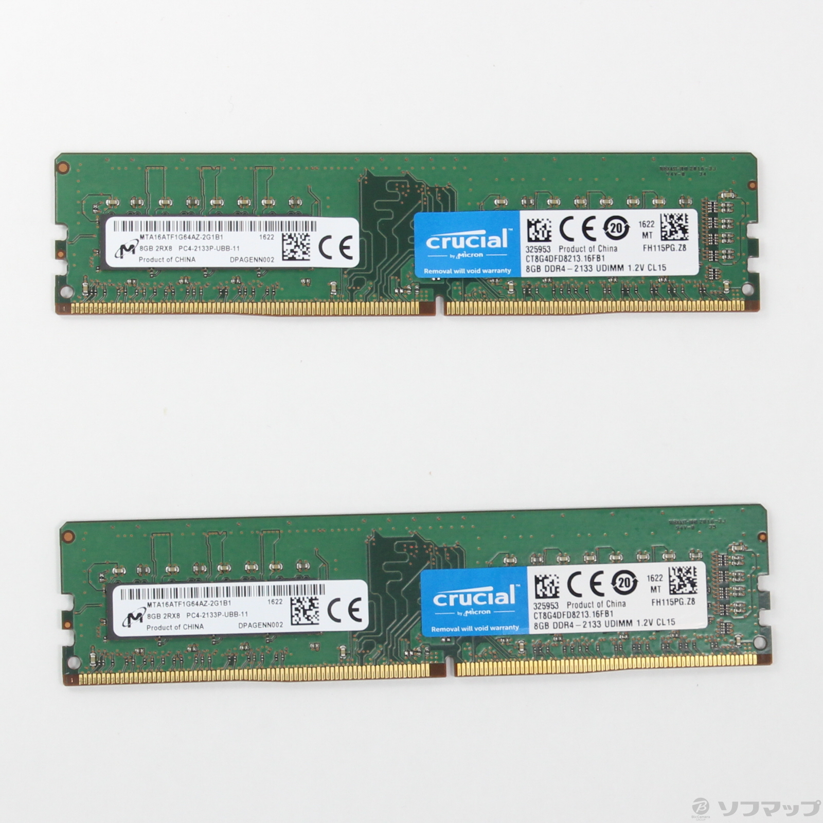 DDR4-2133（PC4-17000） デスクトップ用メモリ 16GB 2枚組