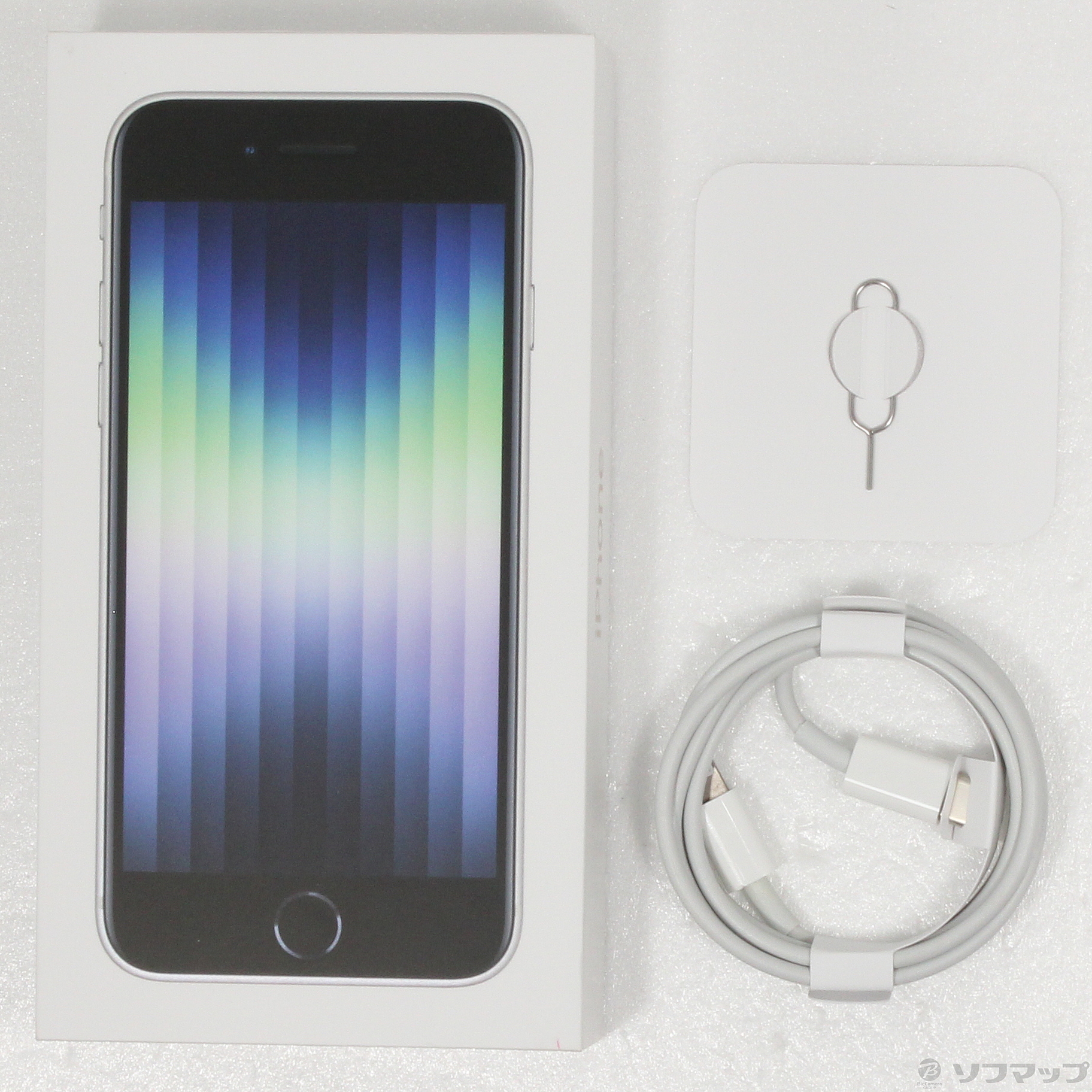 中古】iPhone SE 第3世代 64GB スターライト MMYD3J／A SIMフリー