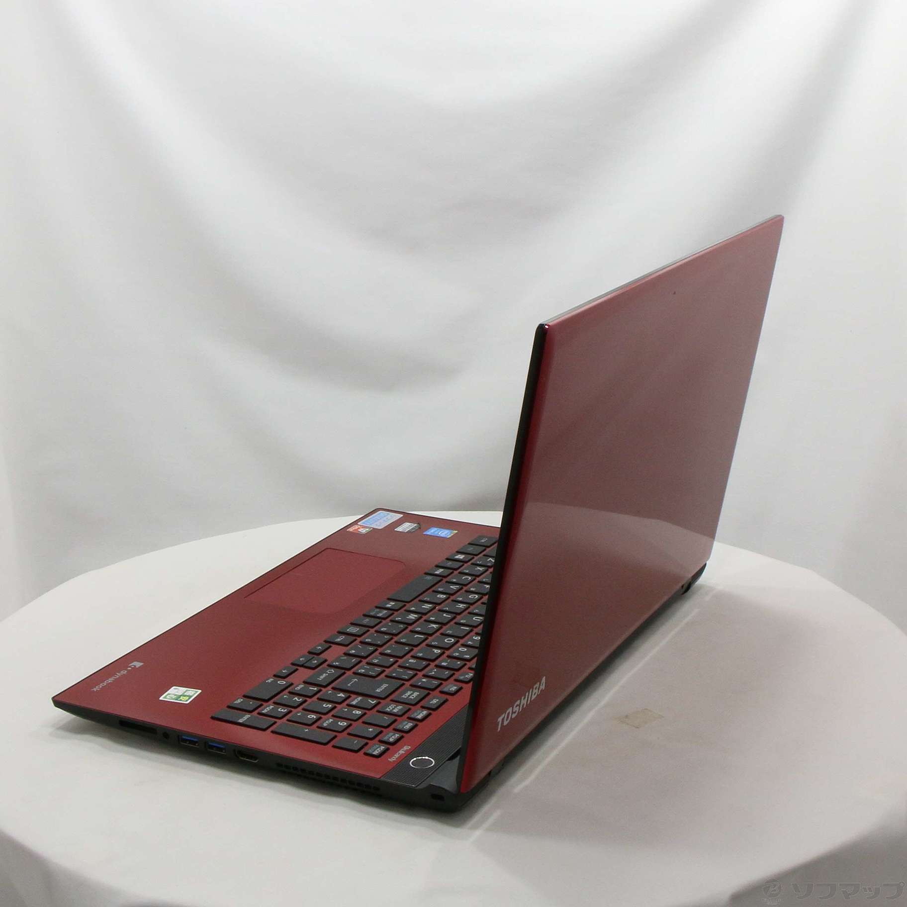 中古】格安安心パソコン dynabook T55／TR PT55TRP-BWA モデナレッド