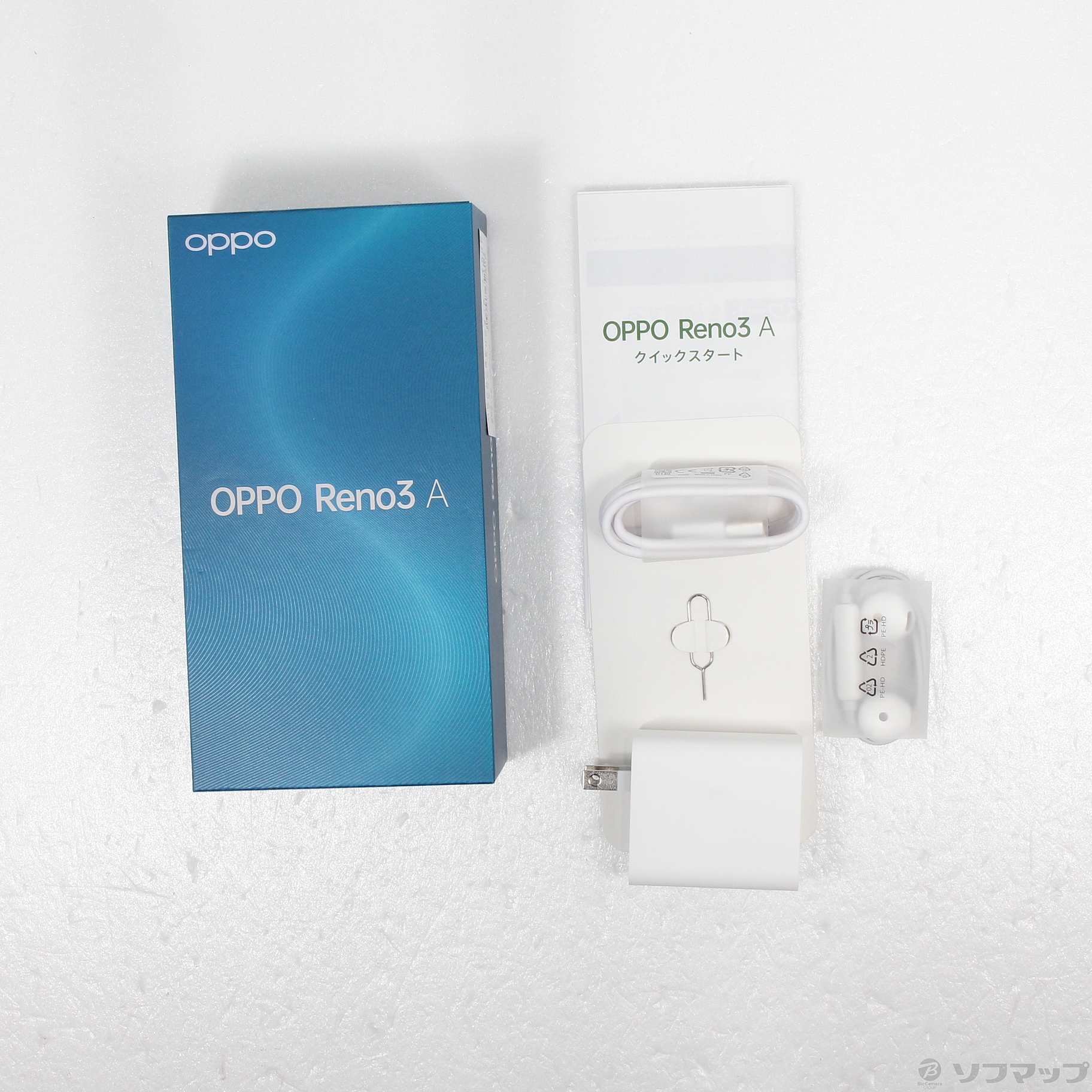 中古】OPPO Reno3 A 128GB ブラック A002OP Y!mobile [2133047652616