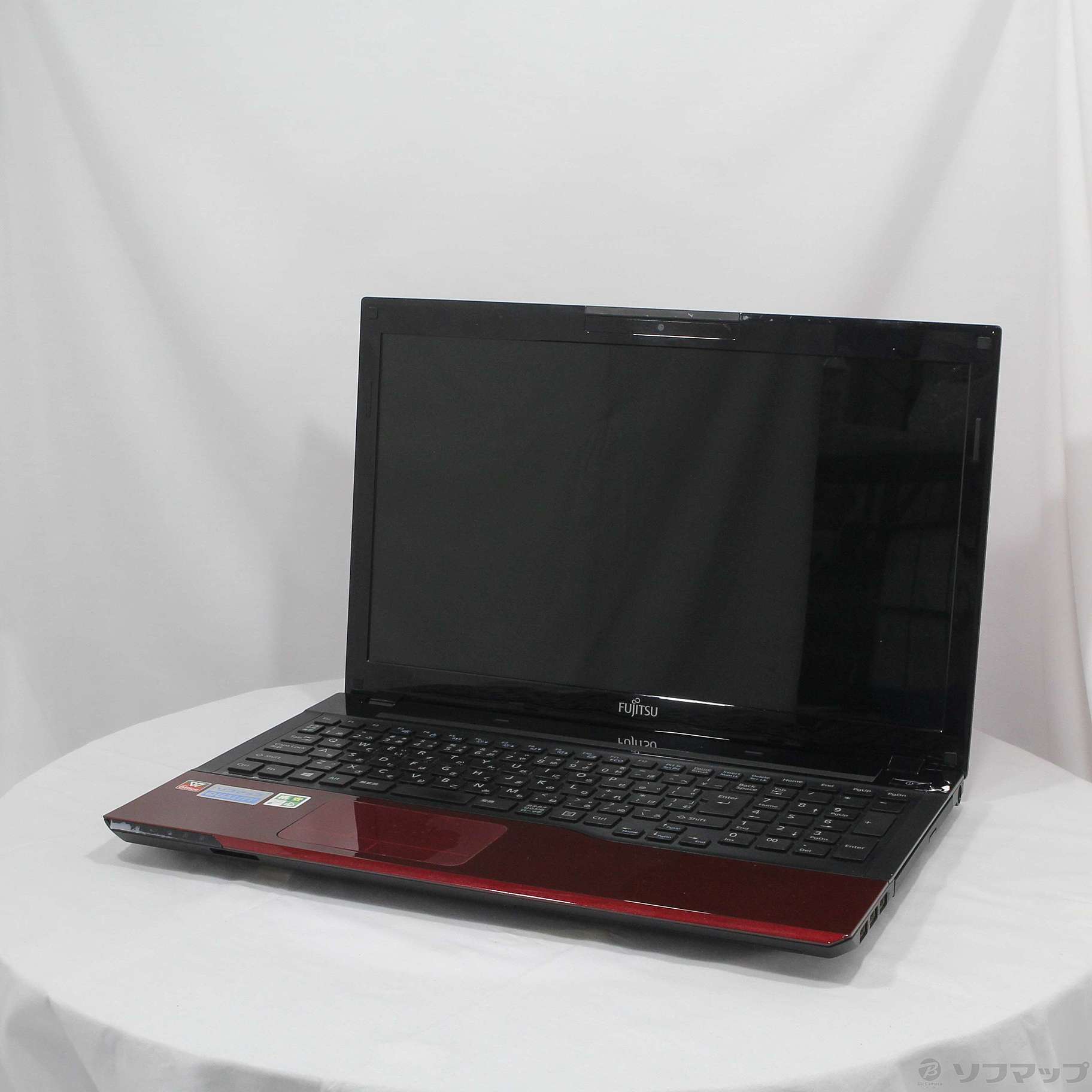 中古】格安安心パソコン LIFEBOOK AH45／J FMVA45JR アルマイトレッド 