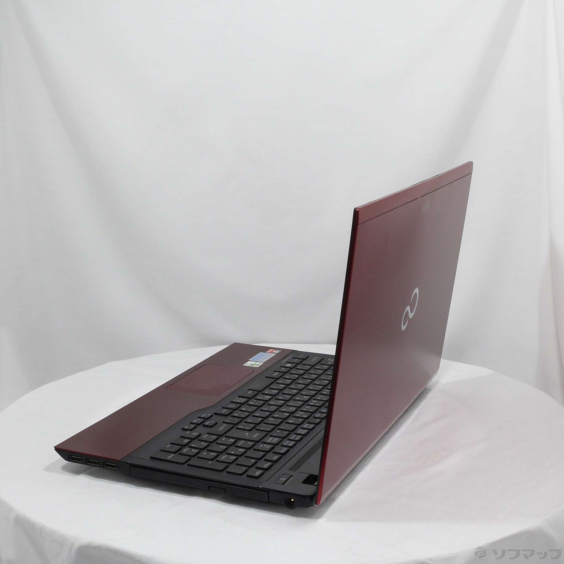 中古】格安安心パソコン LIFEBOOK AH45／J FMVA45JR アルマイトレッド 