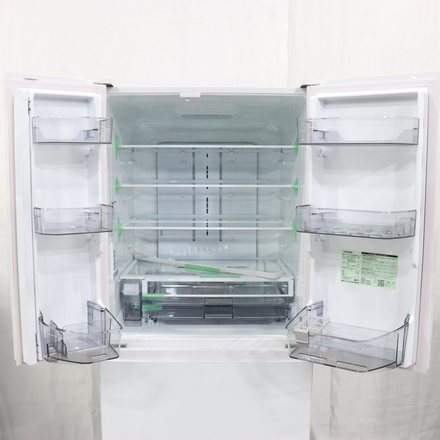 国内配送】 東芝 2022年 ￼展示品GR-U600FK 冷凍冷蔵庫￼ tbg.qa