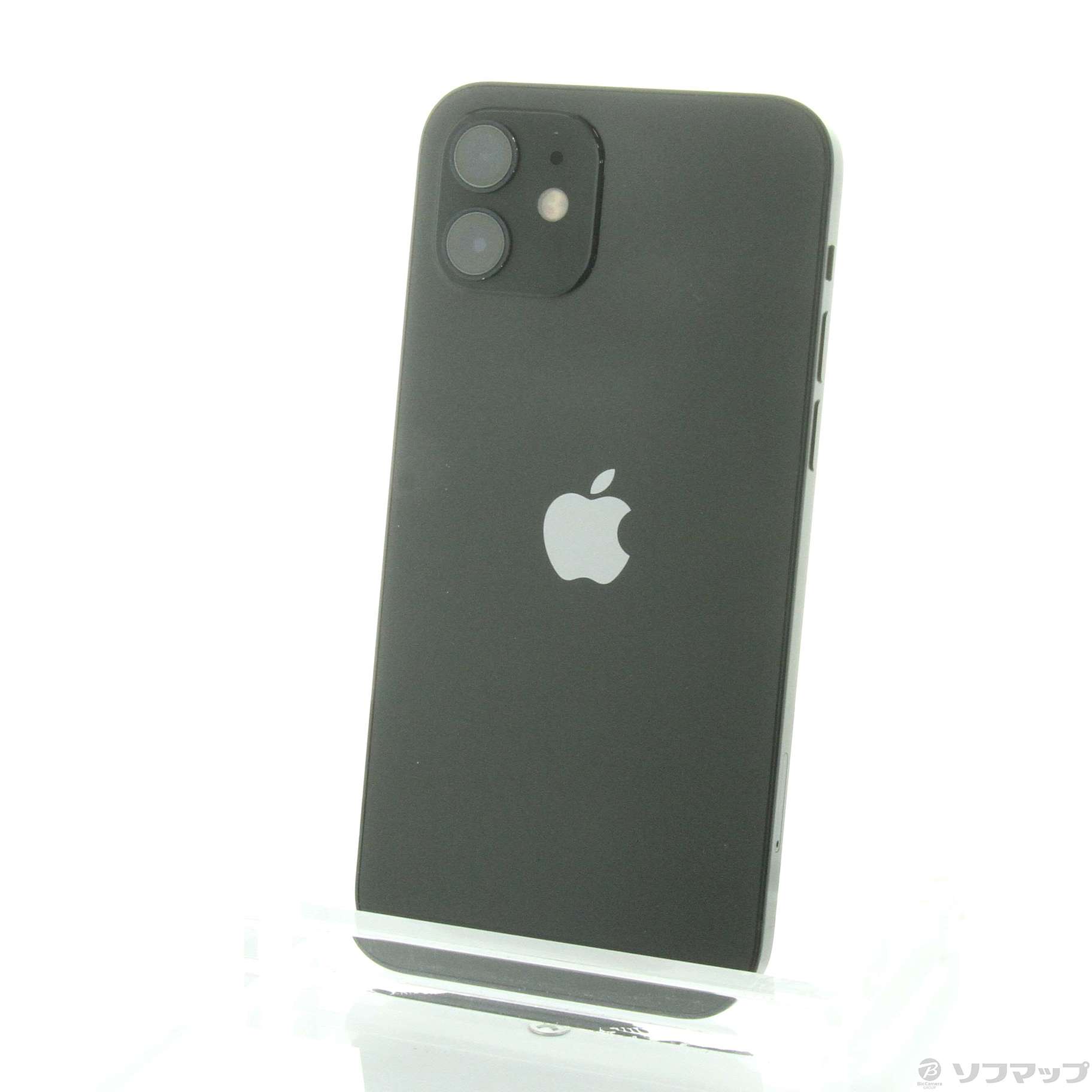 (中古)Apple iPhone12 128GB ブラック MGHU3J/A SIMフリー(258-ud)