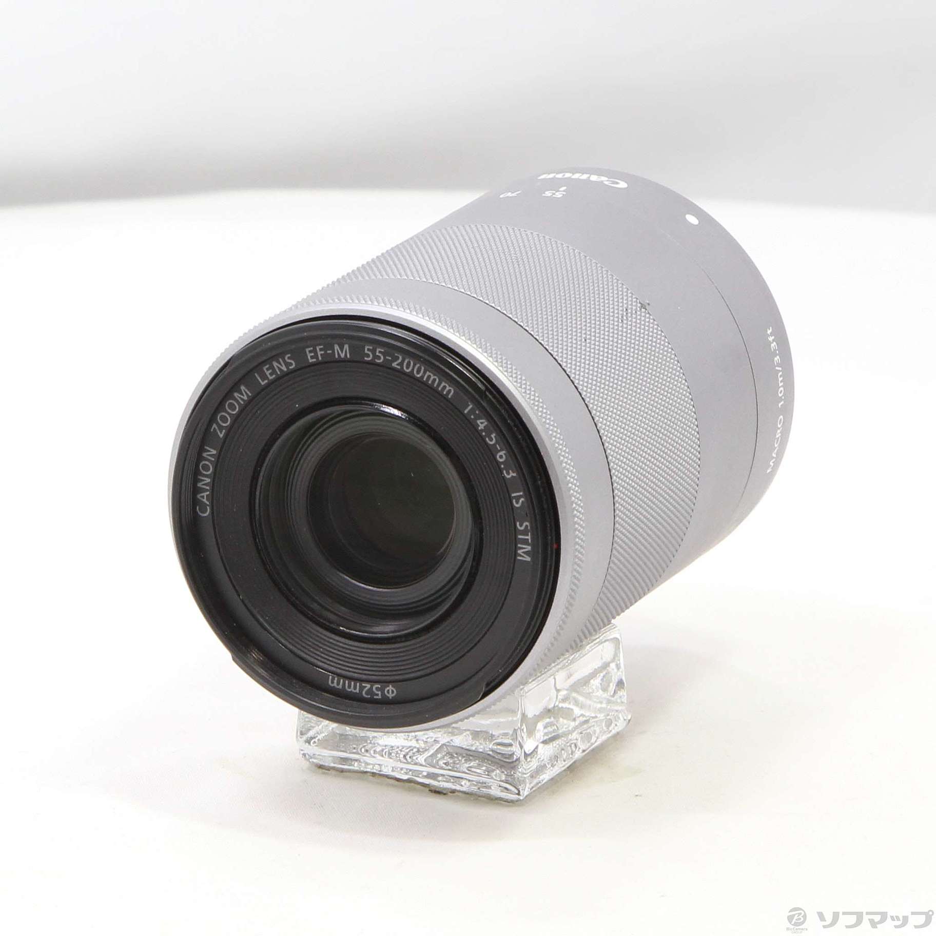 中古】EF-M55-200MM F4.5-6.3 IS STM シルバー [2133047676100